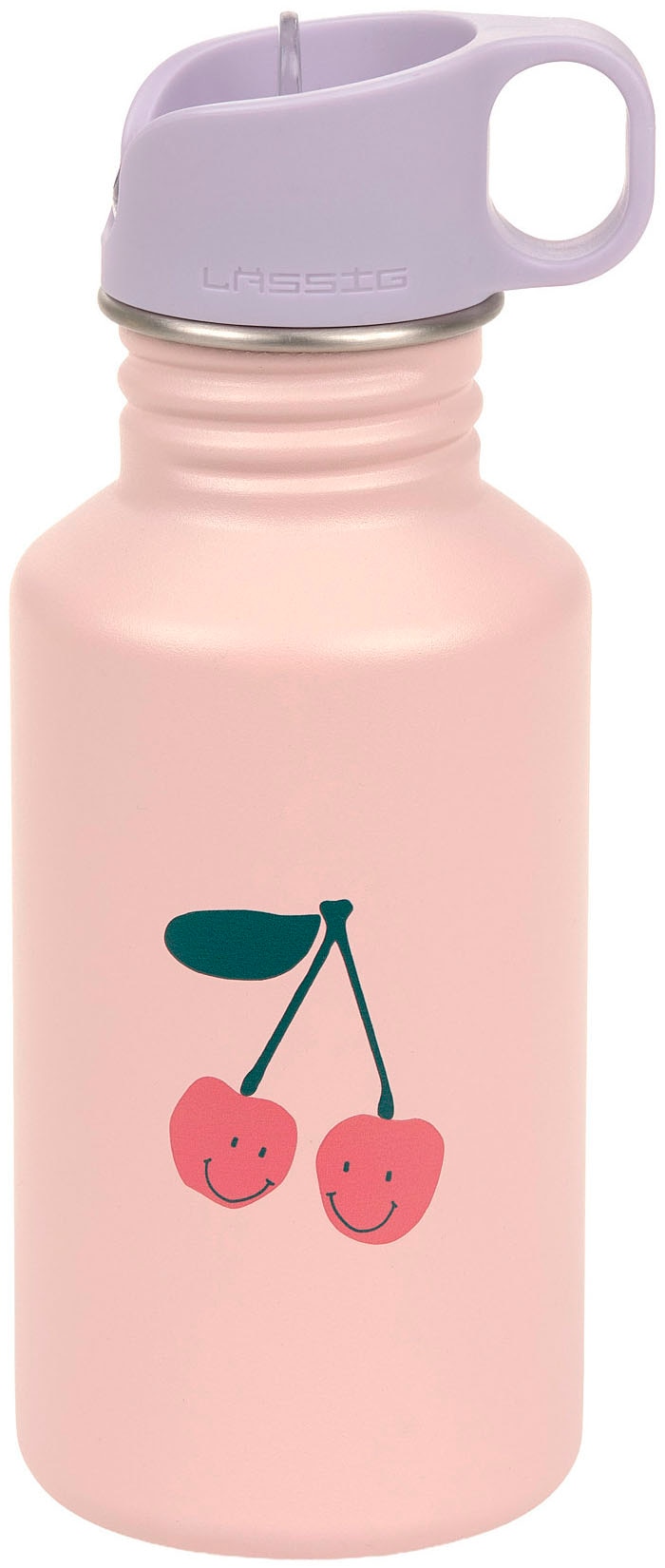 LÄSSIG Trinkflasche »Happy Fruits Kirsche« inkl. Sportverschluss