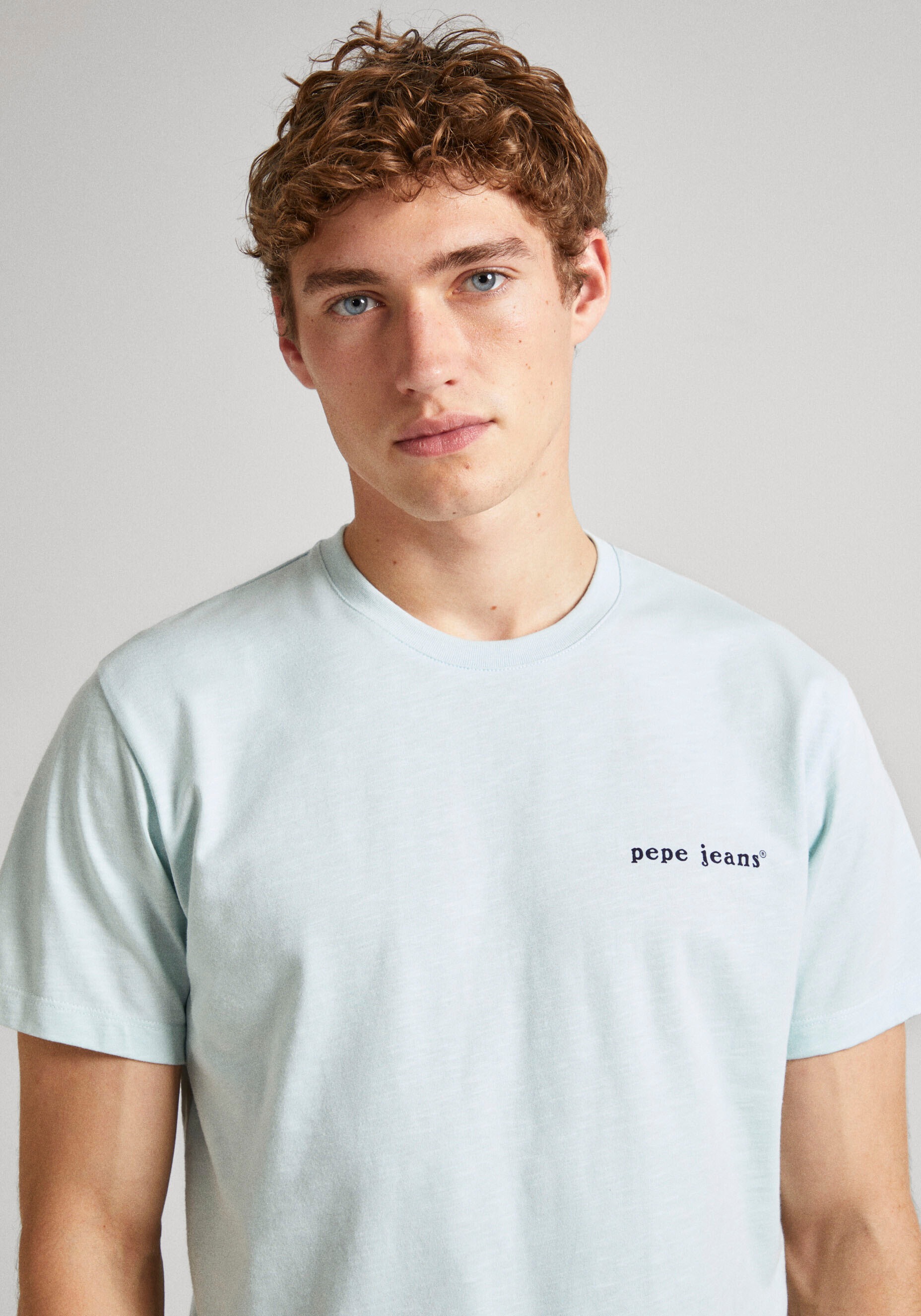 Pepe Jeans Kurzarmshirt, mit Logo-Schriftzug auf der Vorder- und Rückseite