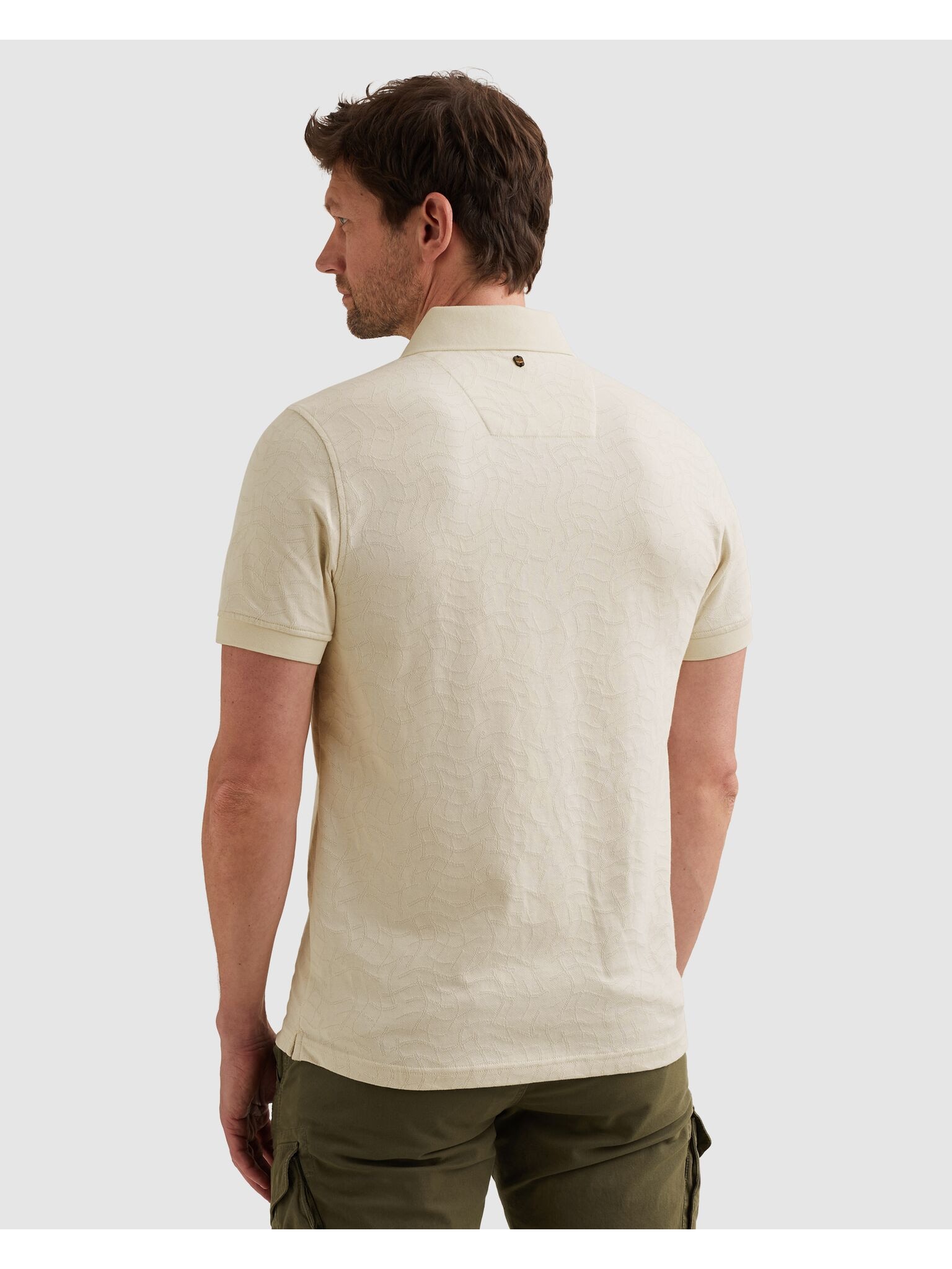 PME LEGEND Poloshirt »Short sleeve polo jersey jacquard« mit Logo Stickerei