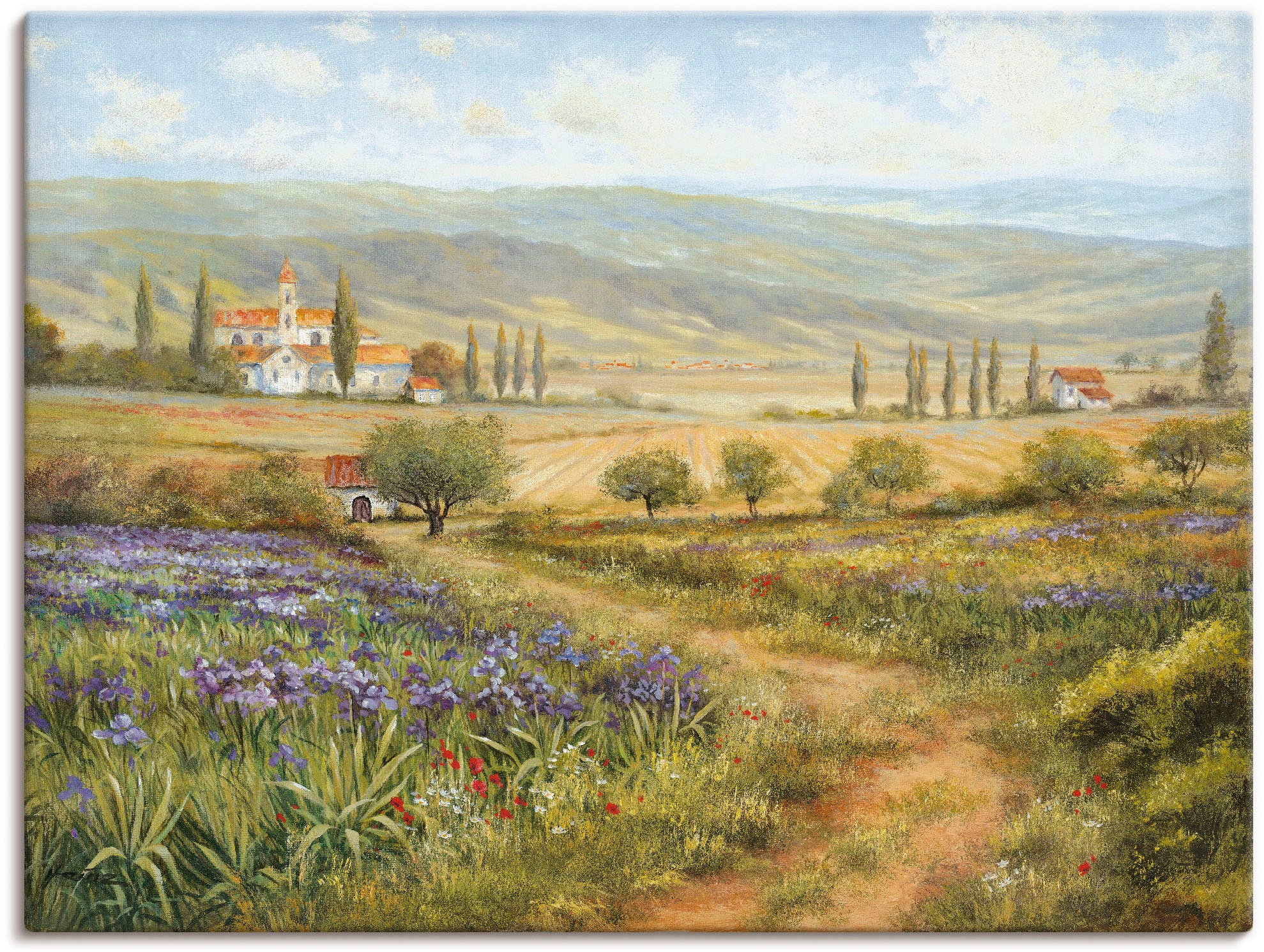 Artland Wandbild Europa, in Größen oder bei Wandaufkleber »Provence«, von als St.), versch. Poster Bilder Leinwandbild, online OTTO Alubild, (1