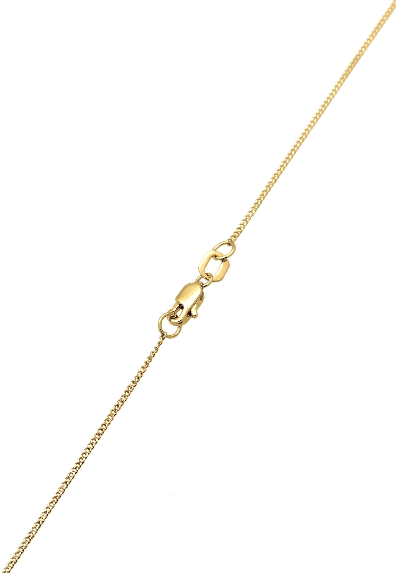 Elli Premium Kette mit Anhänger »Halskette Herz Anhänger 375 Gelbgold«