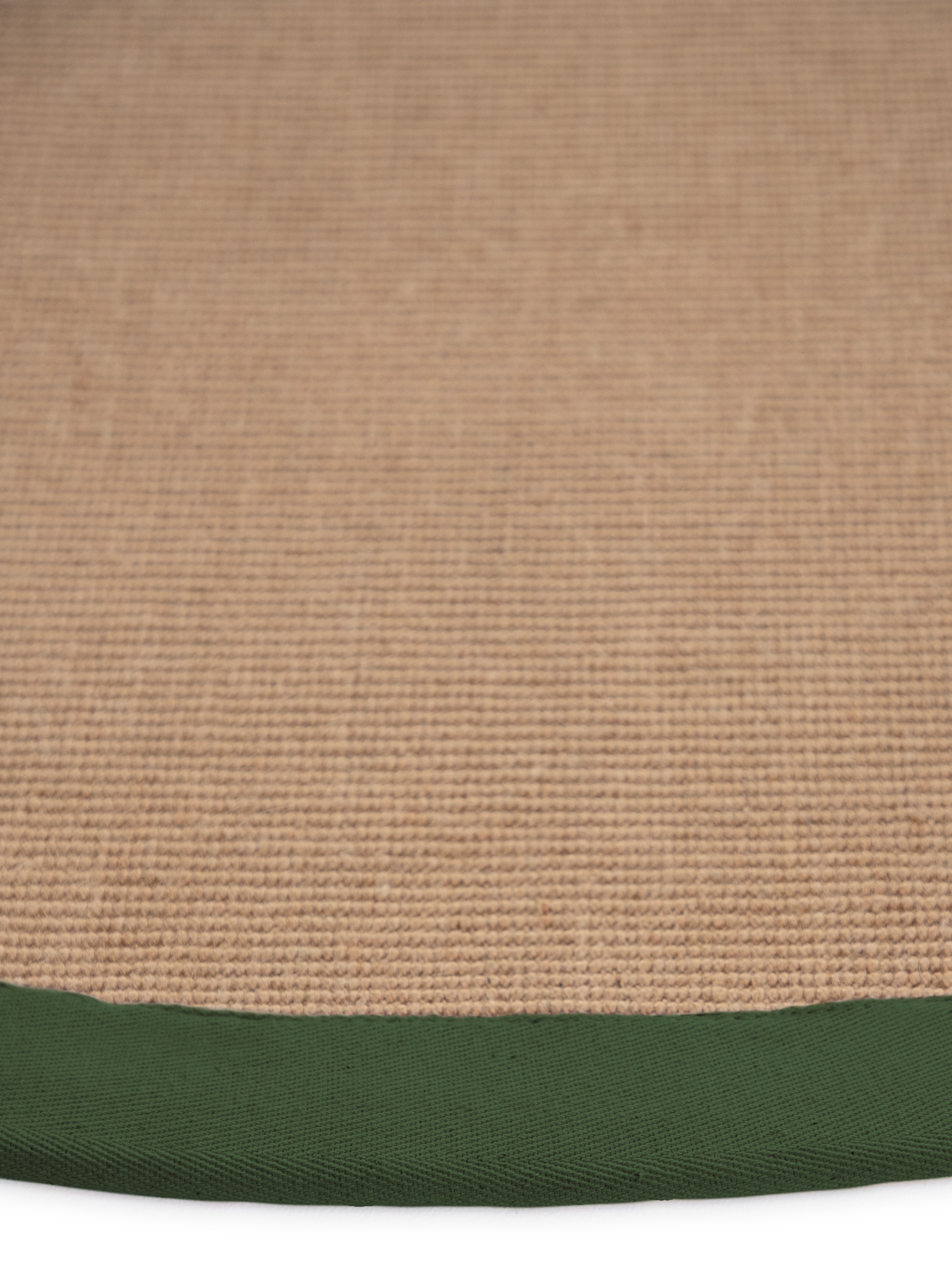 carpetfine Sisalteppich »Sisal«, rund, 5 mm Höhe, mit farbiger Bordüre, Anti-Rutsch Rückseite