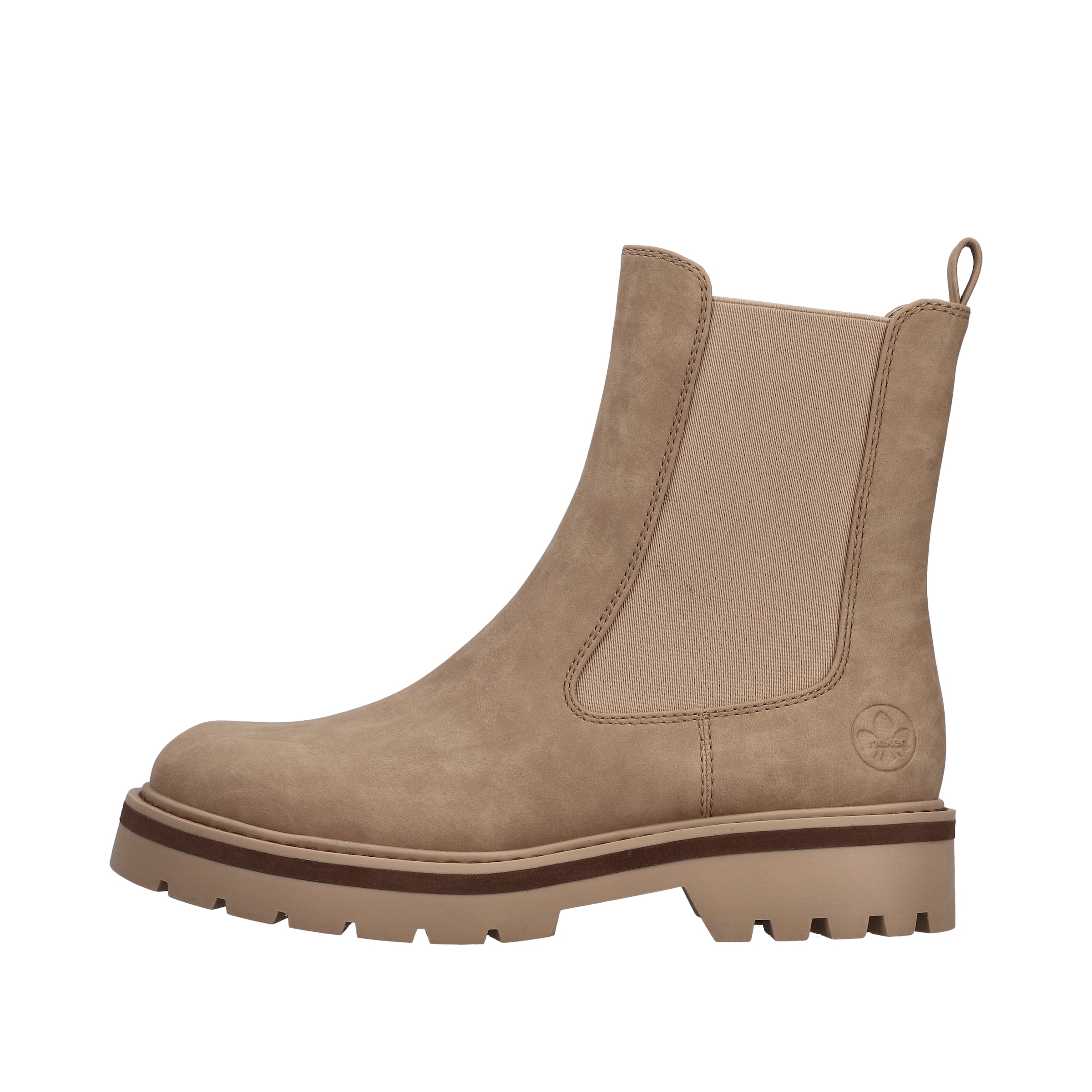 Rieker Winterboots  Stiefelette, Chelseaboots mit Warmfutter und Stretcheinsatz