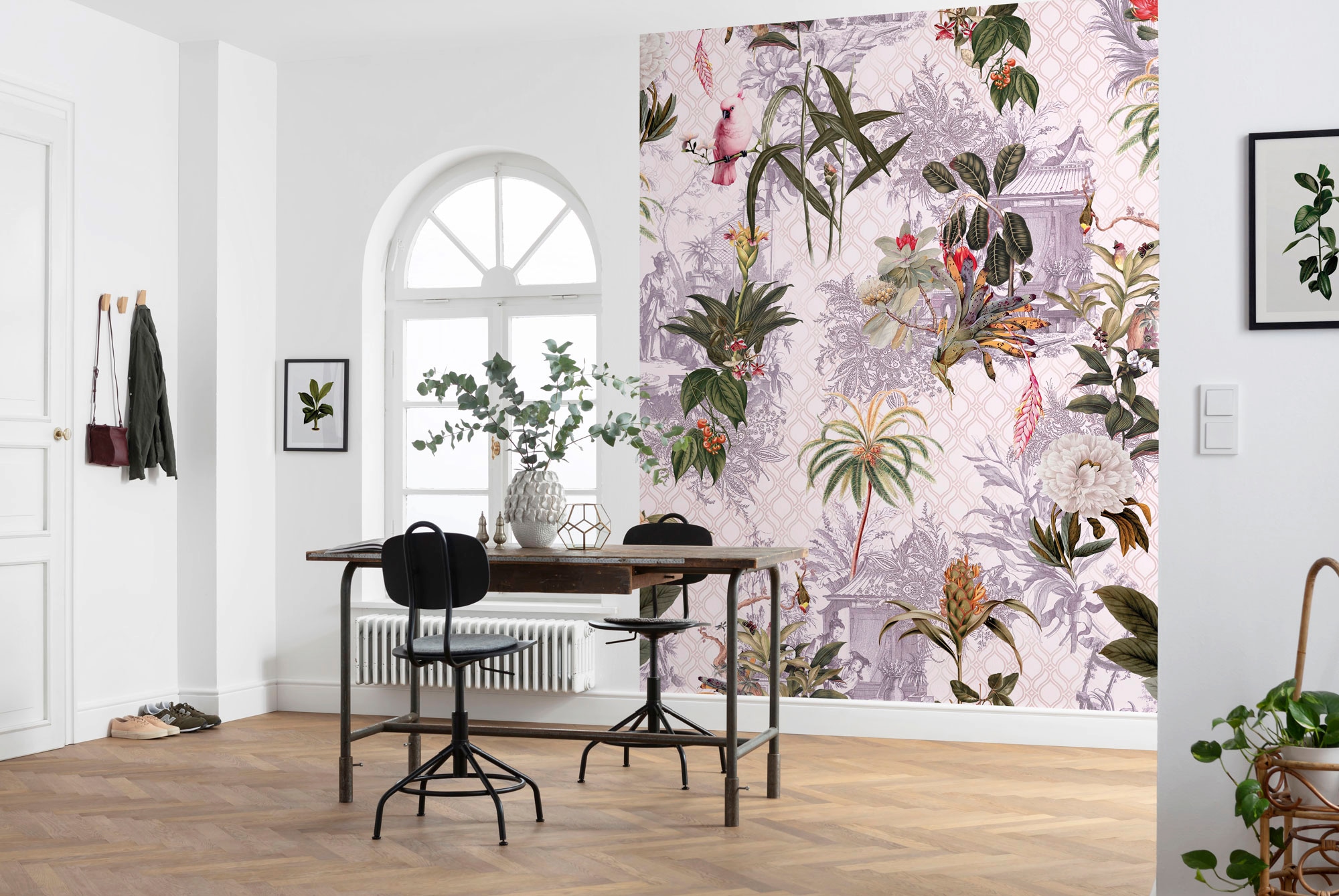 Komar Vliestapete »Digitaldruck Vlies - Tropicana - Größe 200 x 280 cm«, bedruckt, Wohnzimmer, Schlafzimmer