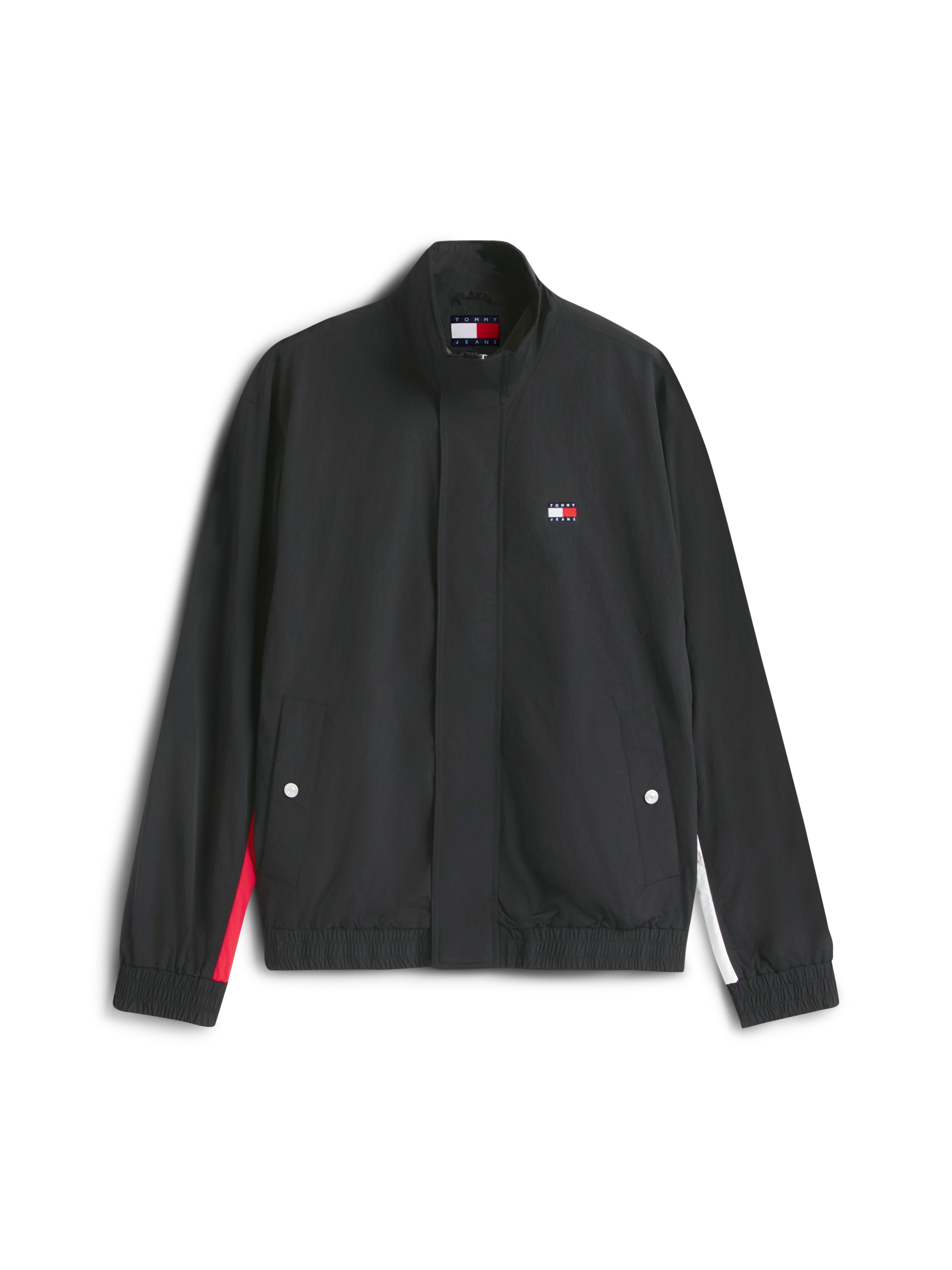 Tommy Jeans Windbreaker »TJM HERITAGE FLAG« ohne Kapuze Regular fit mit Stehkragen und Markenprint