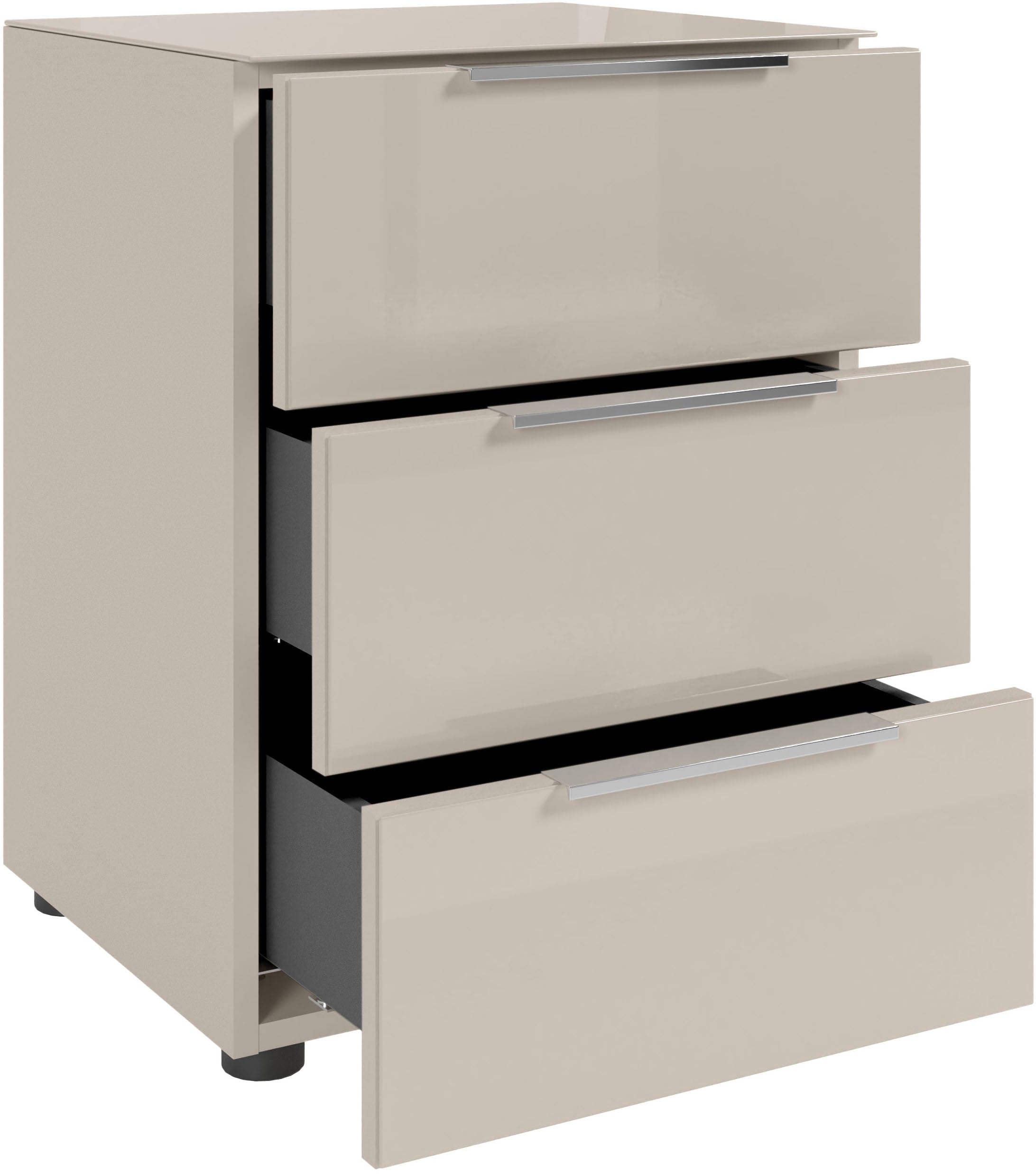 HBZ Kommode »Santorin Nachtkonsole, BxHxT 45x61x40 cm«, (1 St.), Breite 45cm, Softclose für Schubkästen, Melaminbeschichtung
