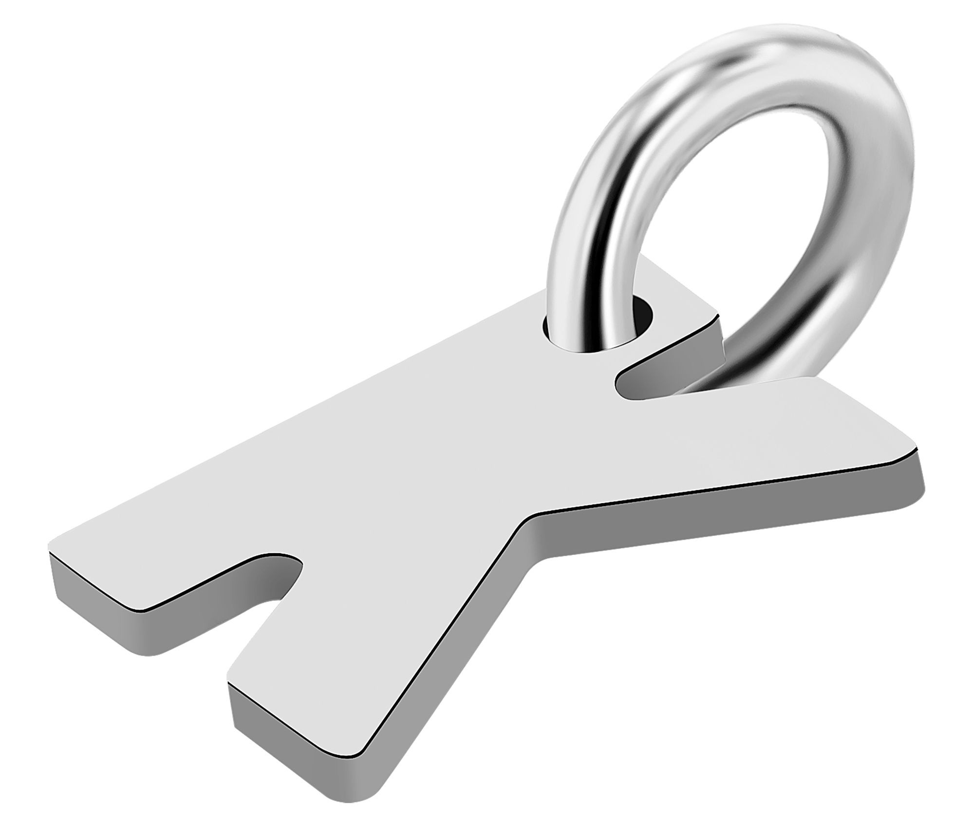 Adelia´s Buchstabenanhänger »Unisex Anhänger ¿ Buchstabe N Buchstabenanhänger aus 925 Silber«