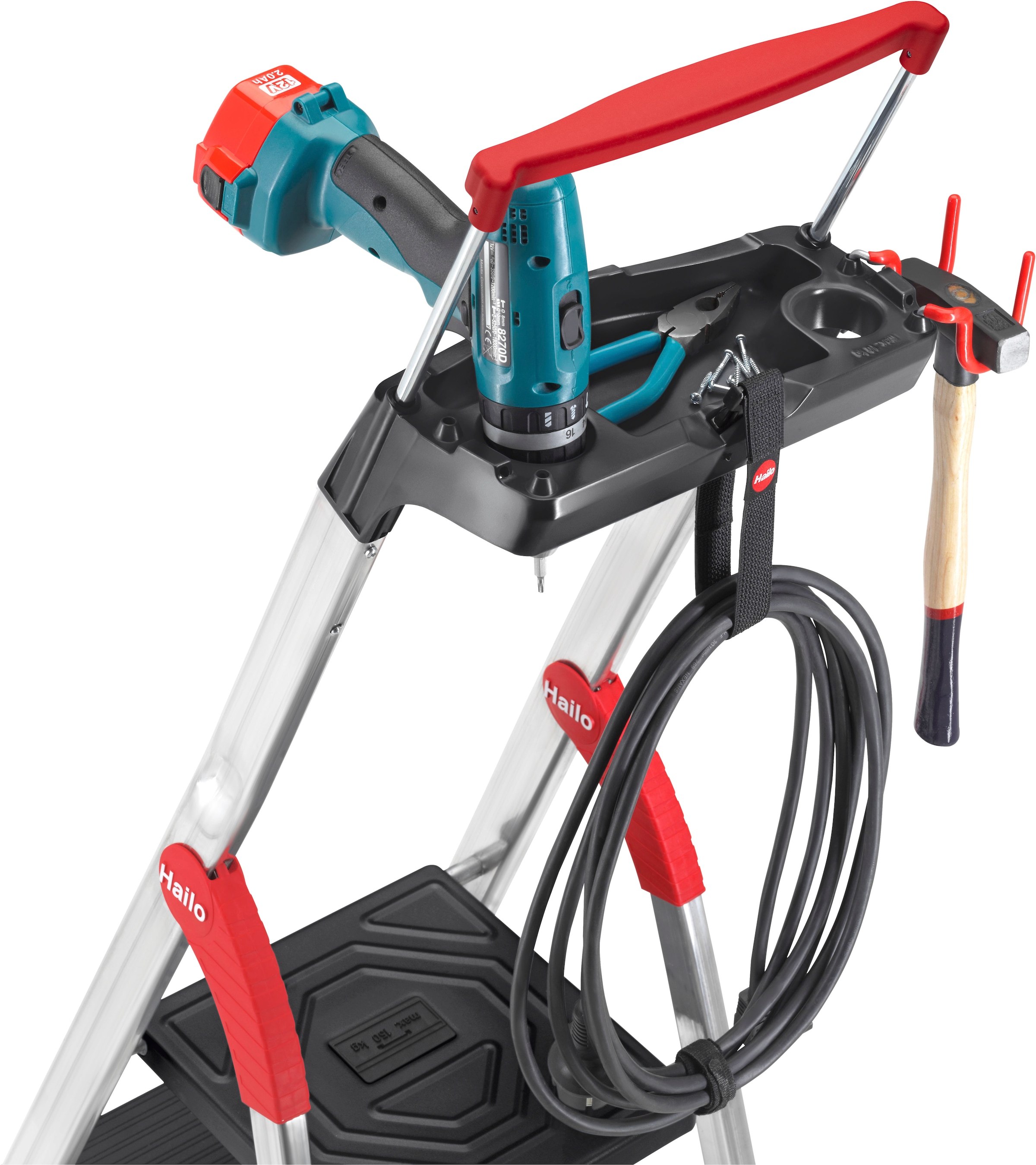 Hailo Stehleiter »L100 TopLine« Alu-Sicherheits-Stehleiter  7 Stufen