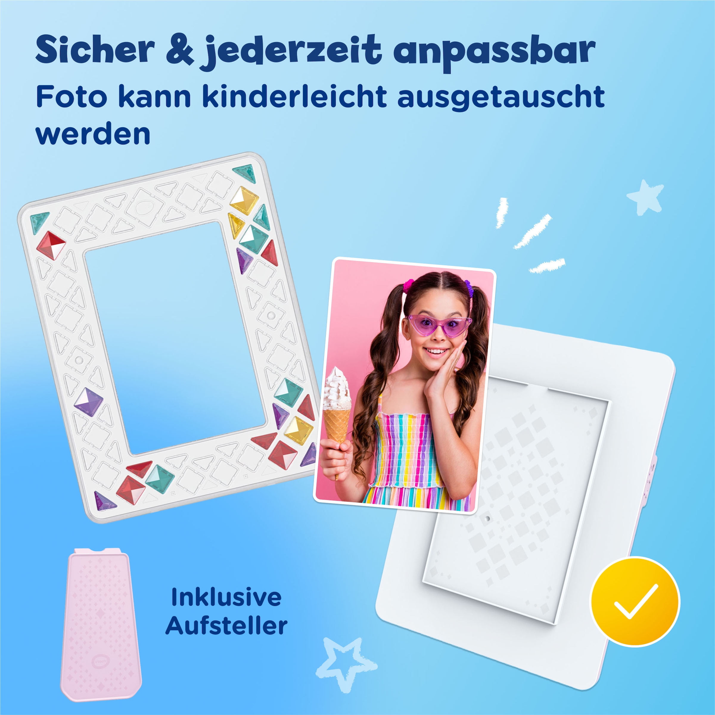 Vtech® Kreativset »Mosaic Magic Lights - Bilderrahmen«