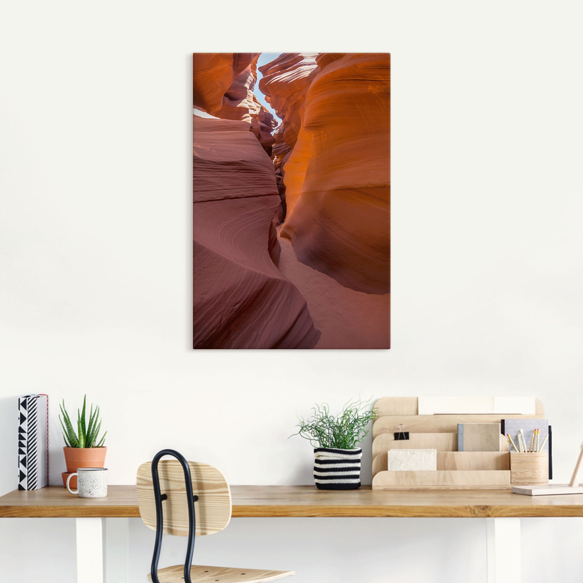 Artland Leinwandbild »Pfade durch den Antelope Canyon«, Bilder von Amerika, (1 St.), auf Keilrahmen gespannt