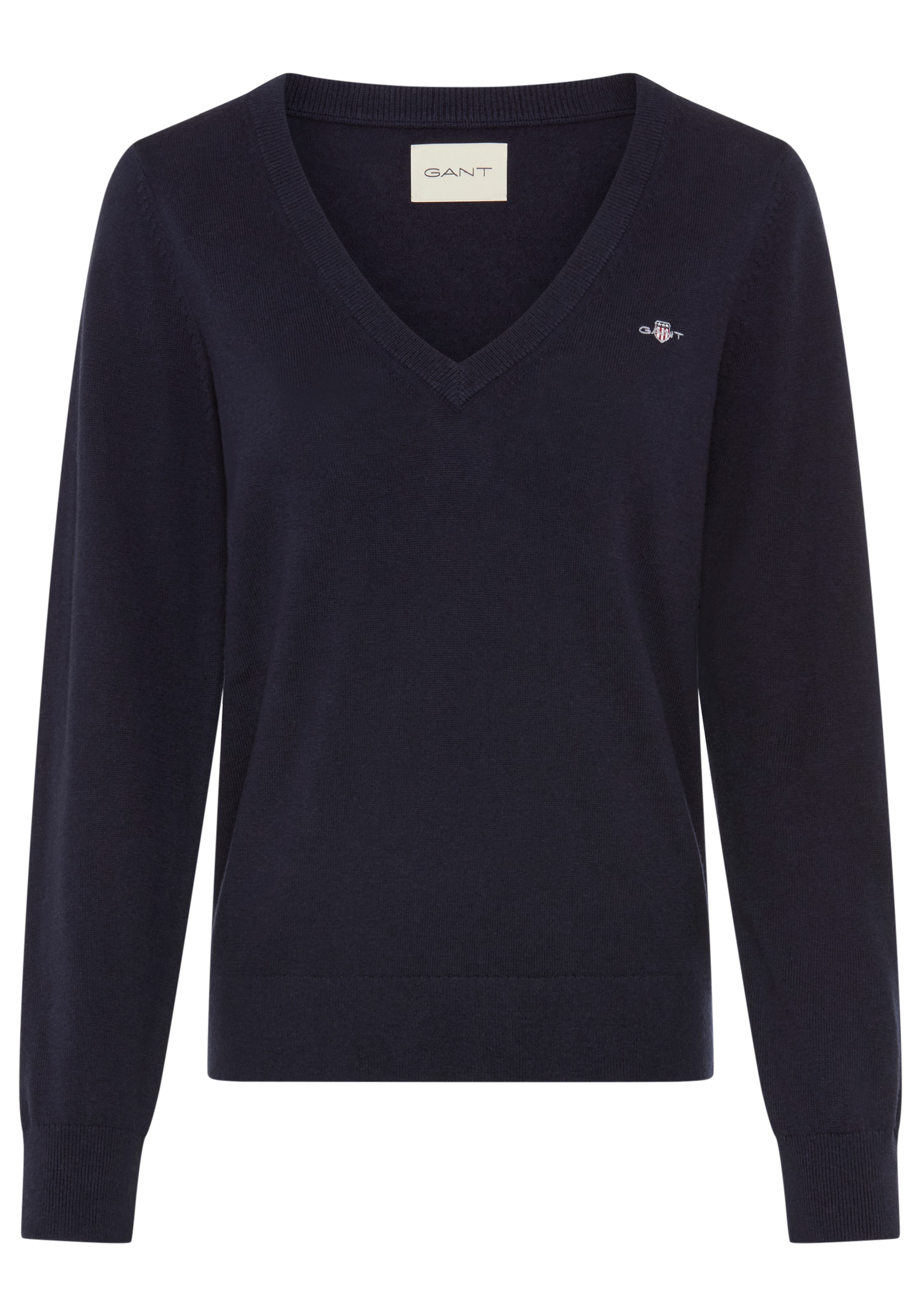 Gant Strickpullover »WOOL COTTON V-NECK«