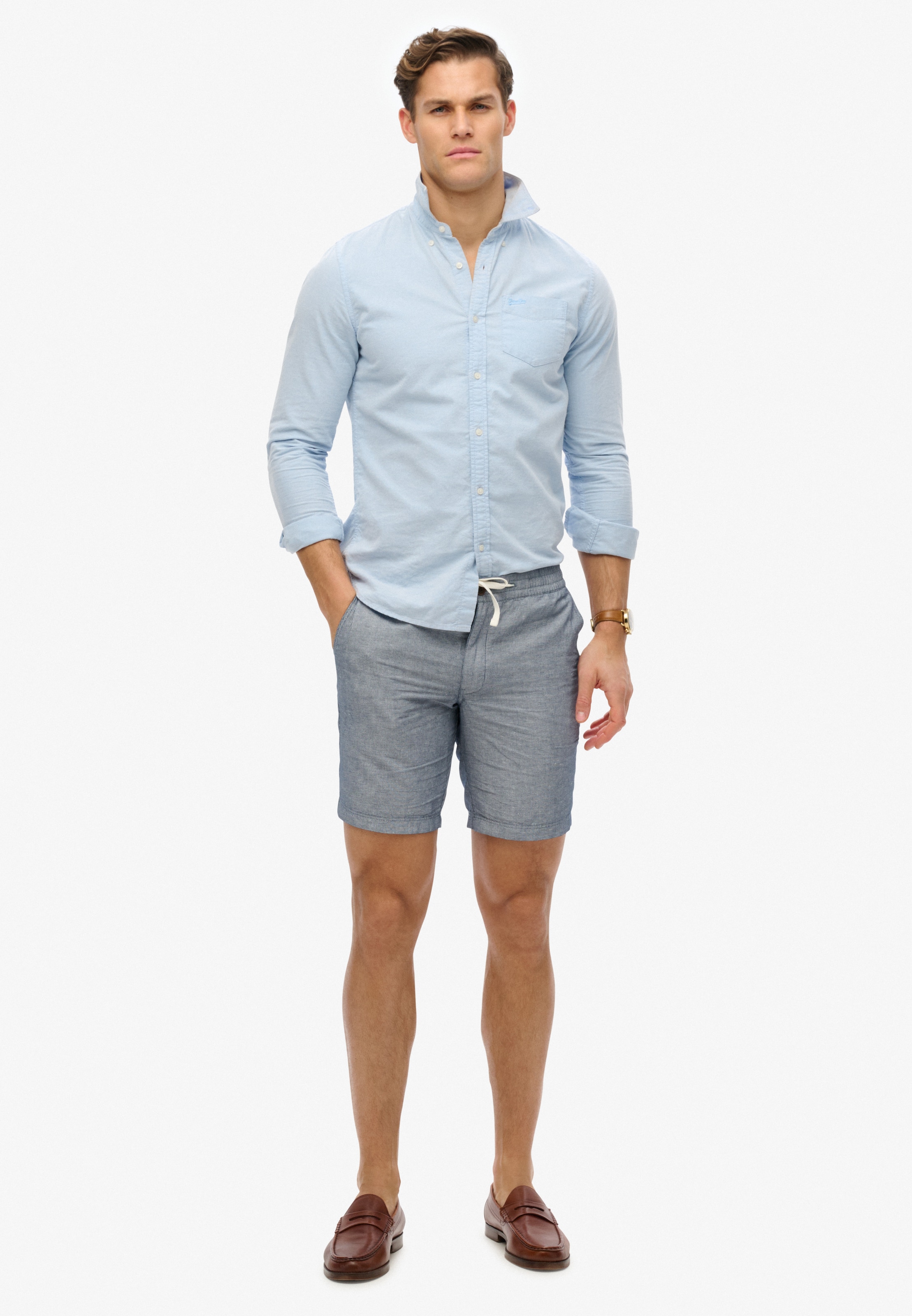 Superdry Shorts »MERCHANT LINEN SHORT«