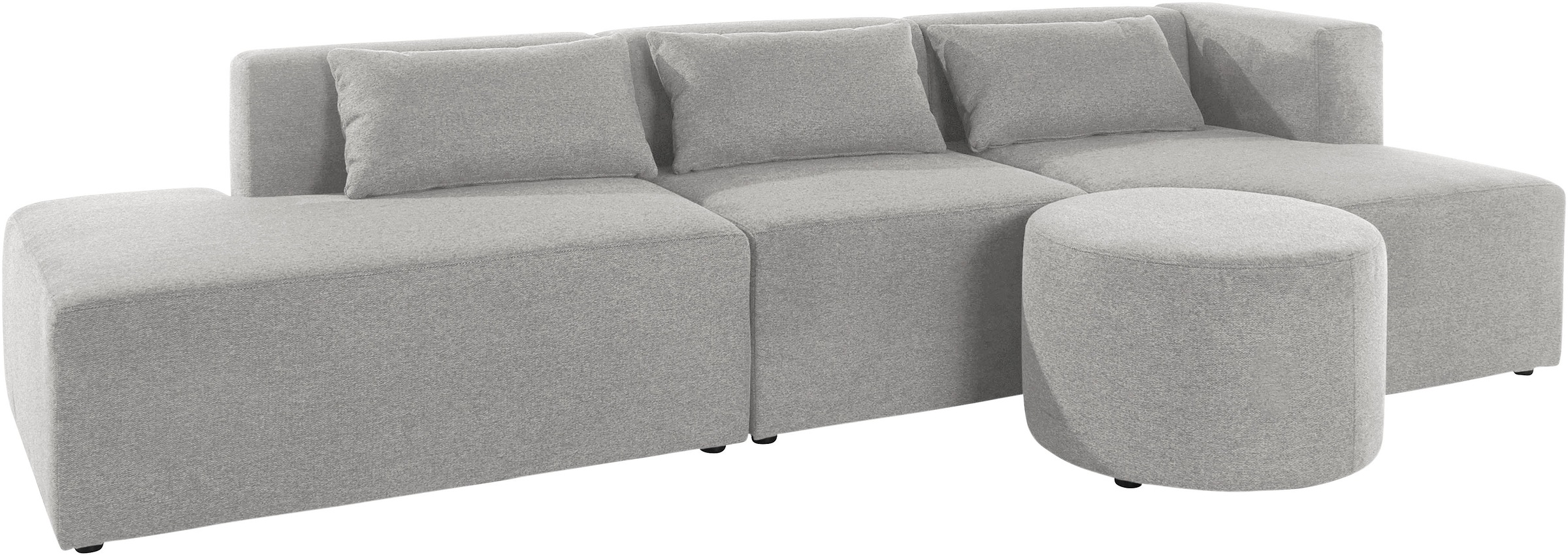Leonique Ecksofa »Alexane L-Form«, zusammengesetzt aus Modulen, in vielen Bezugsqualitäten und Farben