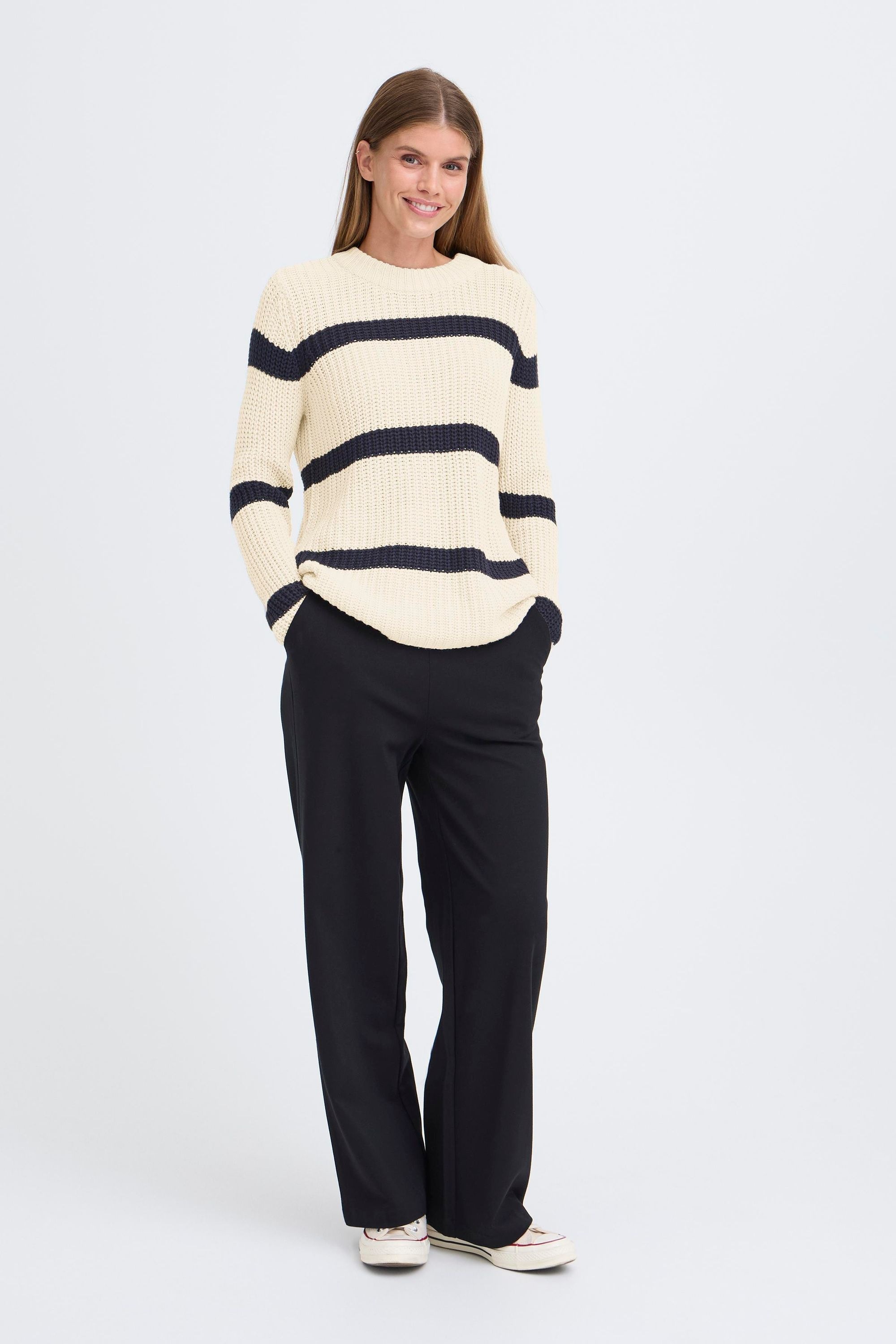OXMO Strickfleece-Pullover »Strickpullover OXFKANNA«
