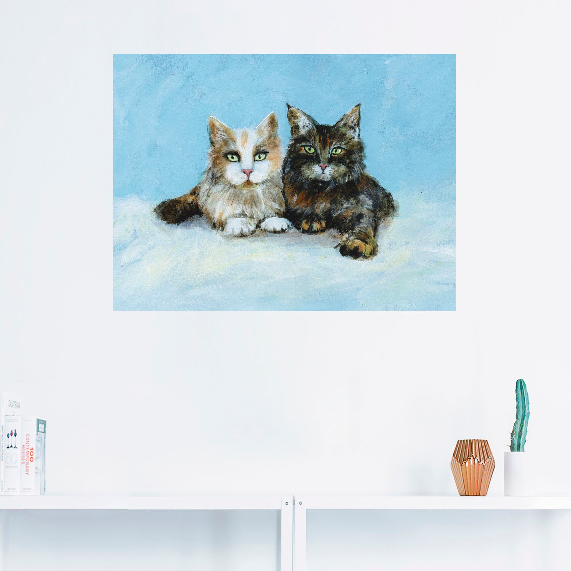 Artland Wandbild »Junge Maine-Coon Katzen«, Haustiere, (1 St.), als Wandaufkleber in verschied. Größen