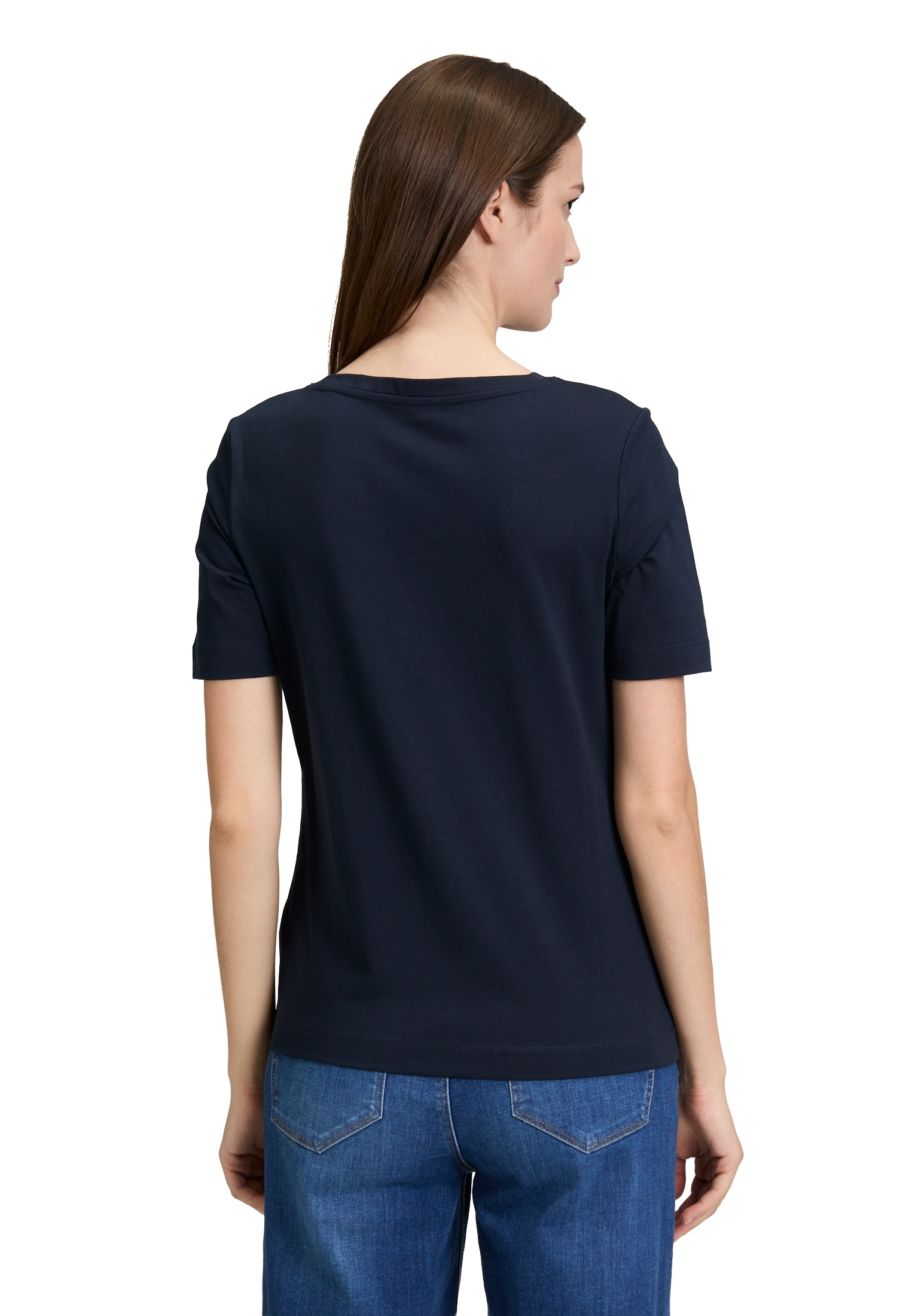 Betty&Co T-Shirt »Basic Shirt mit Rundhalsausschnitt«
