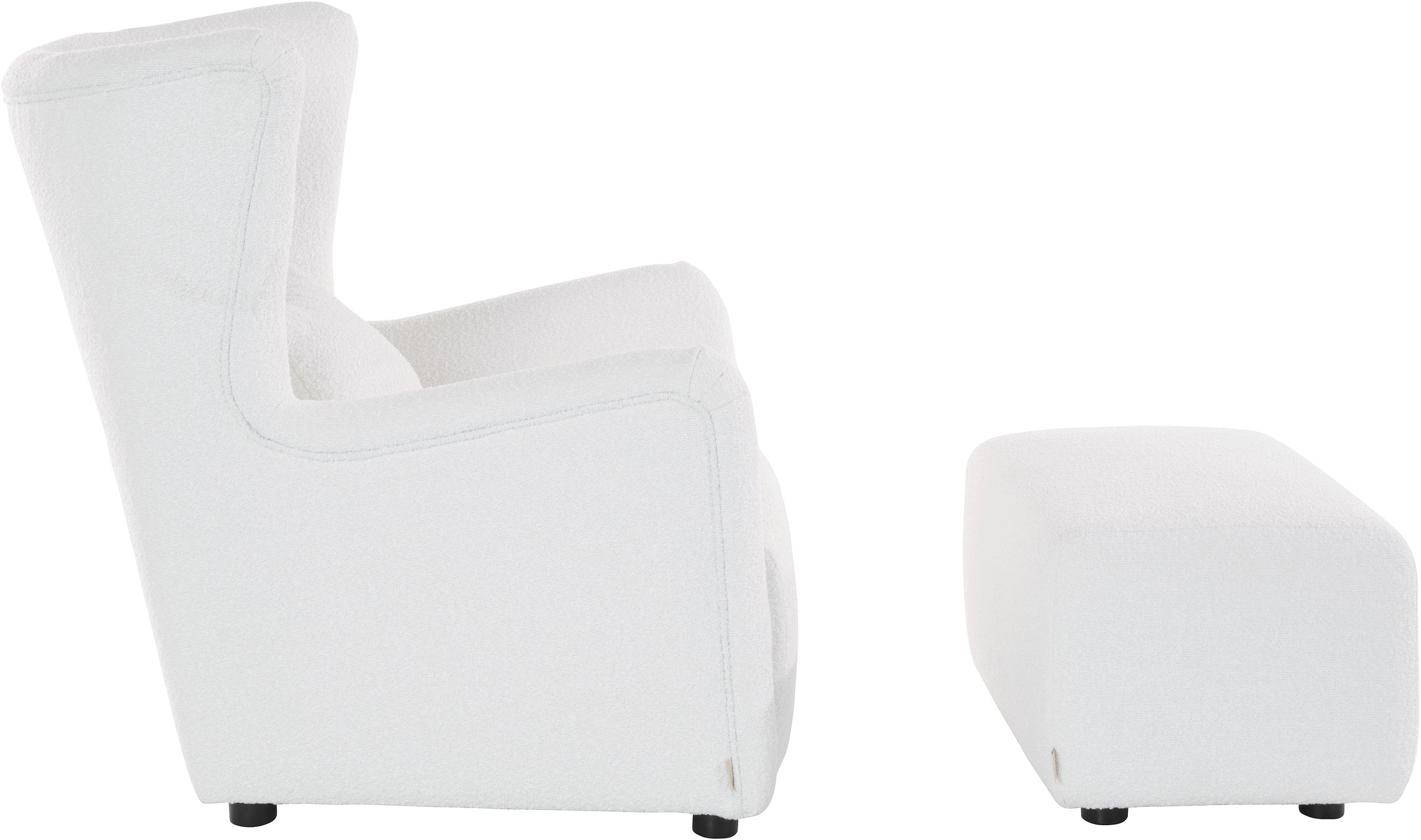 LeGer Home by Lena Gercke Ohrensessel »Levke Sessel«, wahlweise mit oder ohne Hocker