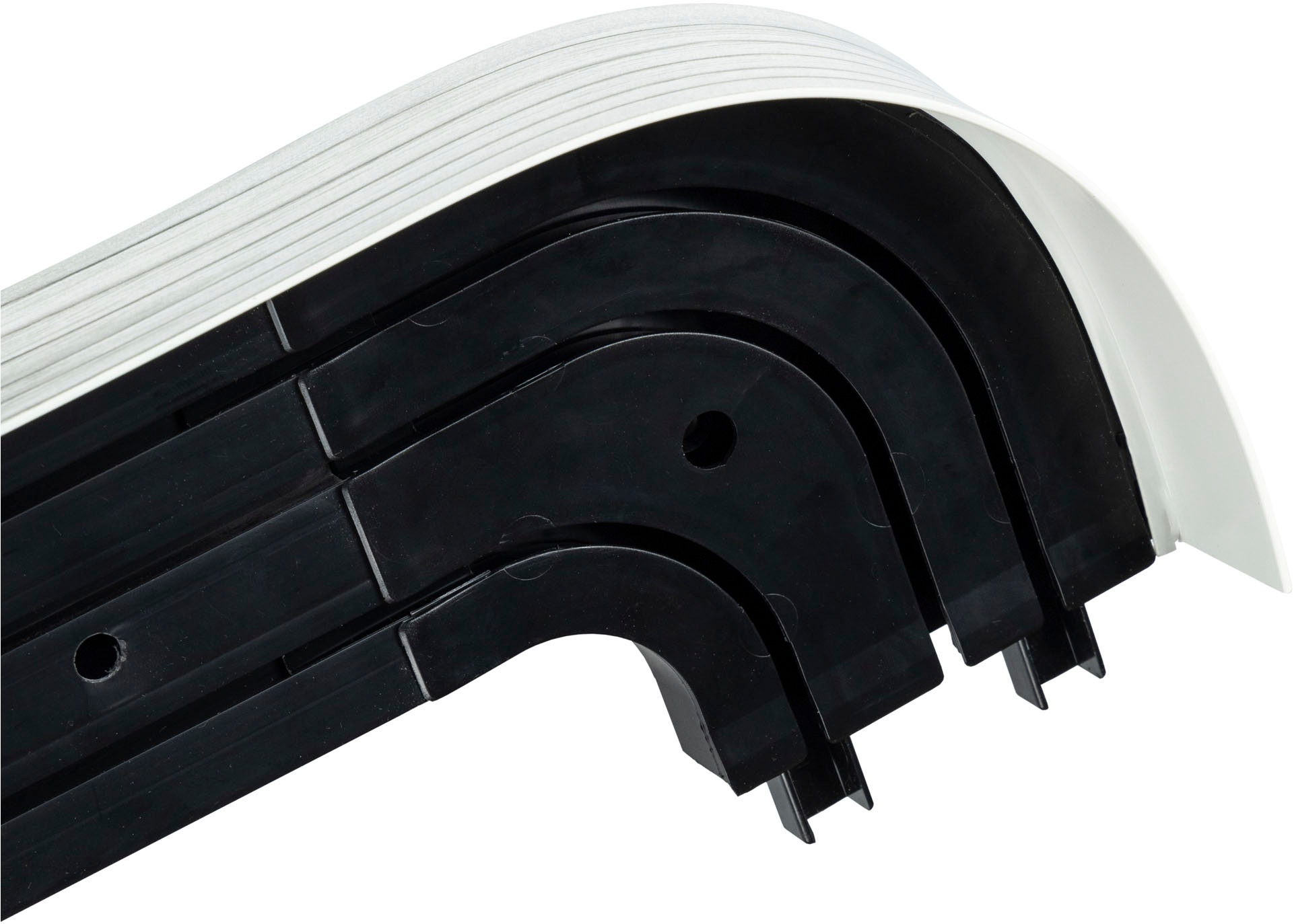 SN DECO GROUP Gardinenschiene »SH3«, 3 läufig-läufig, Fixmaß, mit Blende 5 cm