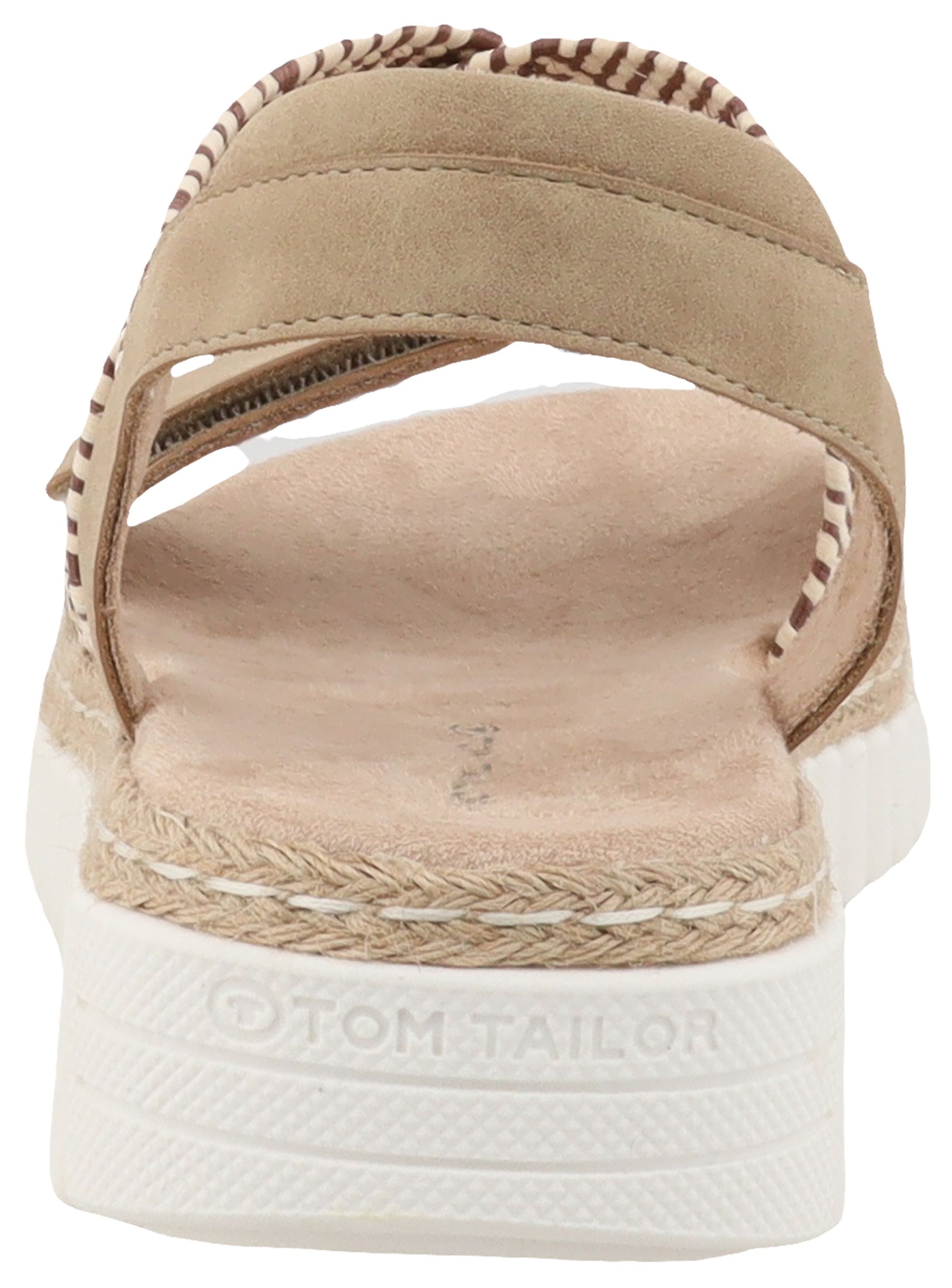 TOM TAILOR Riemchensandale »Senta«  Sandalette, Sommerschuh mit schönem Muster