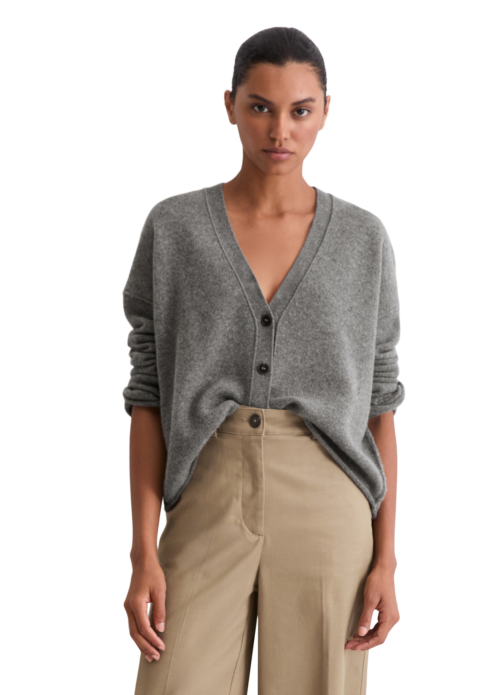 Marc O'Polo Strickjacke »oversized aus flauschiger Lambswool«