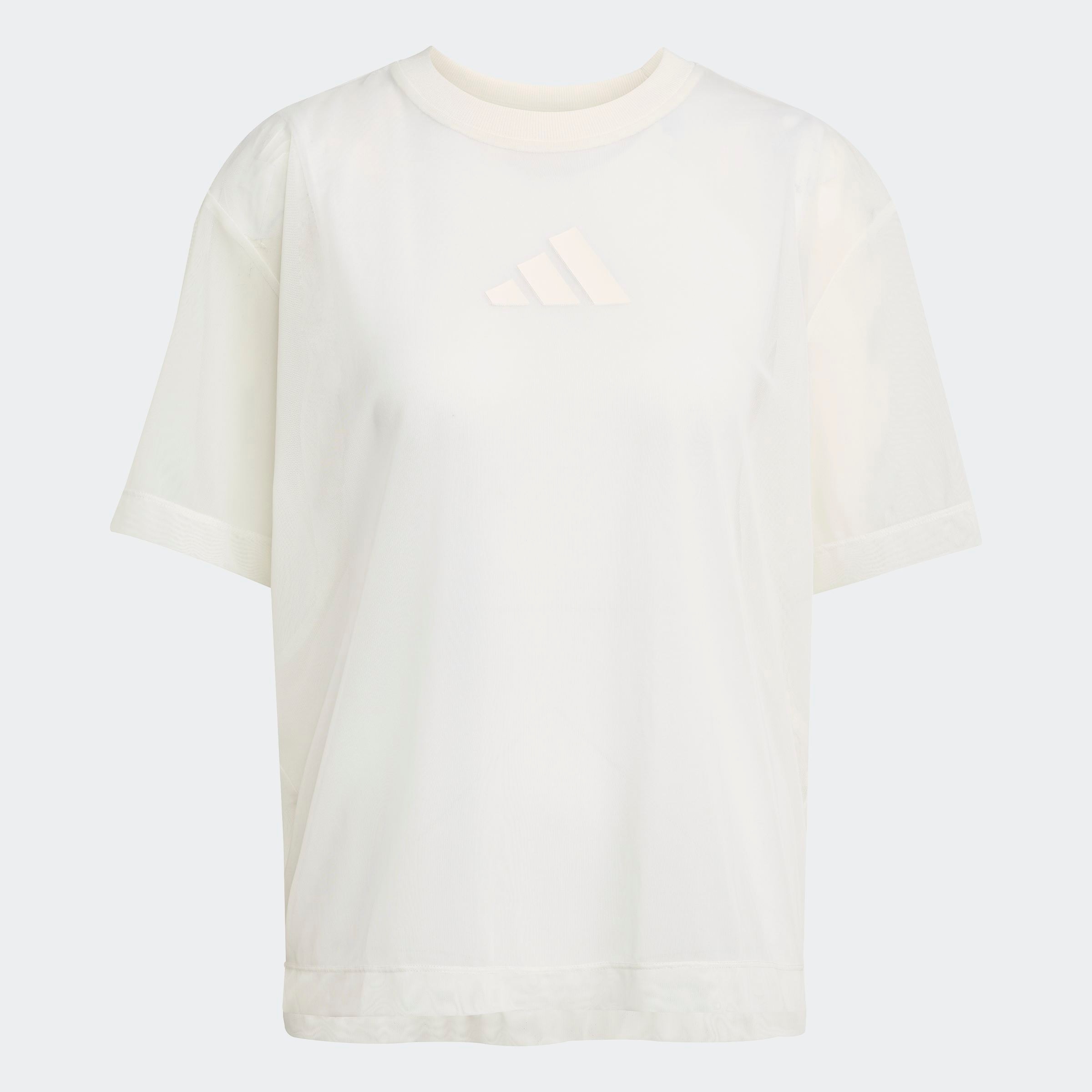 adidas Sportswear T-Shirt »SOFT LUX MESH« lockere Passform, mit Zwickel unter den Armen