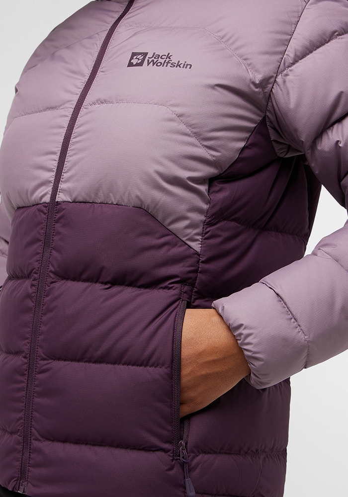 Jack Wolfskin Daunenjacke »ATHER DOWN HOODY W«, mit Kapuze