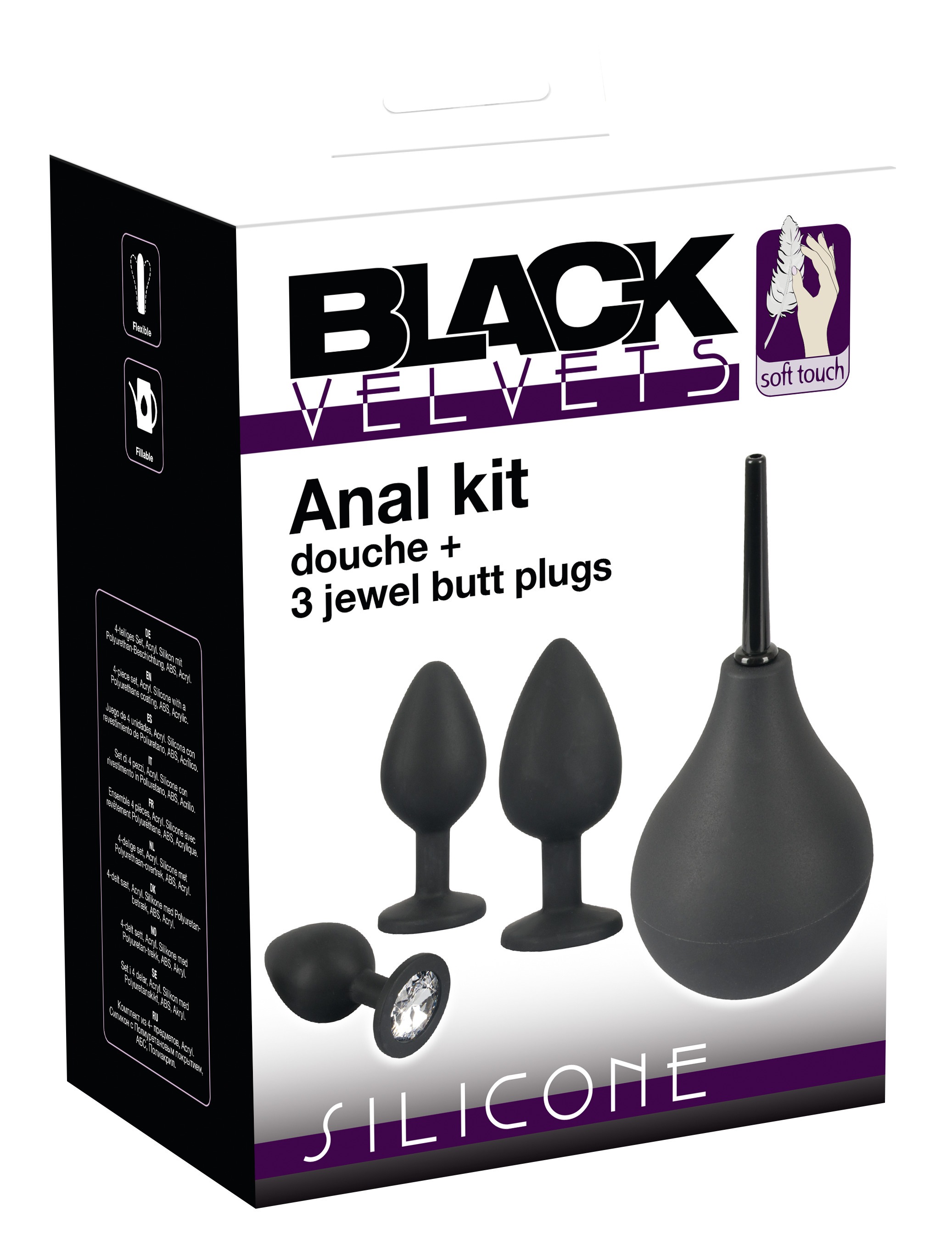 BLACK VELVETS Anal-Stimulator »Analplug-Set Anal Kit« ()