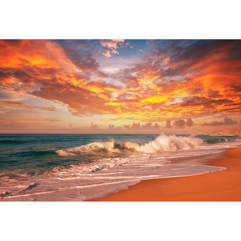 Papermoon Fototapete »Sea Sunset«