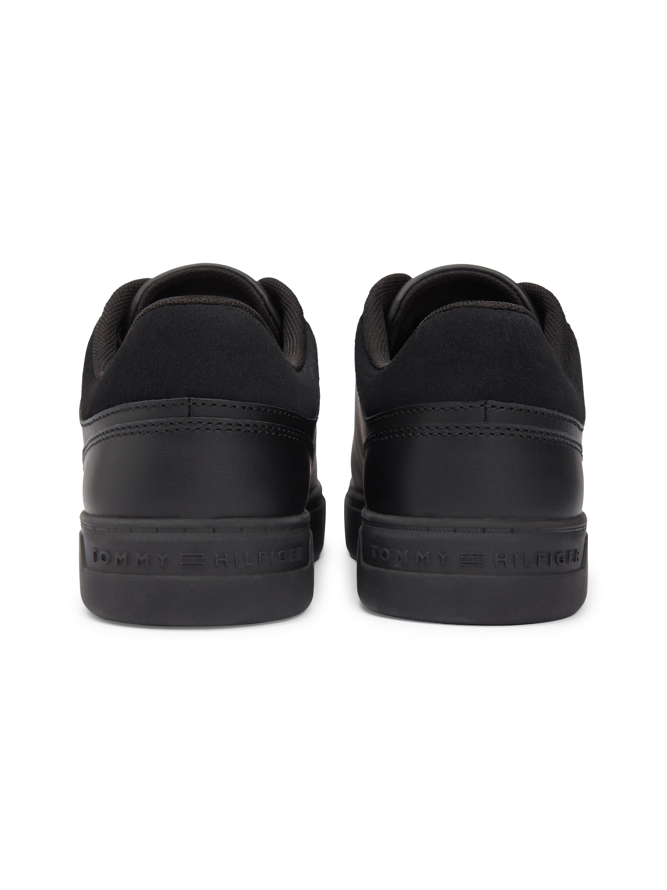 Tommy Hilfiger Plateausneaker »CASUAL CUPSOLE SNEAKER«  , Freizeitschuh, Halbschuh, Schnürschuh, Kontrastbesatz an der Ferse