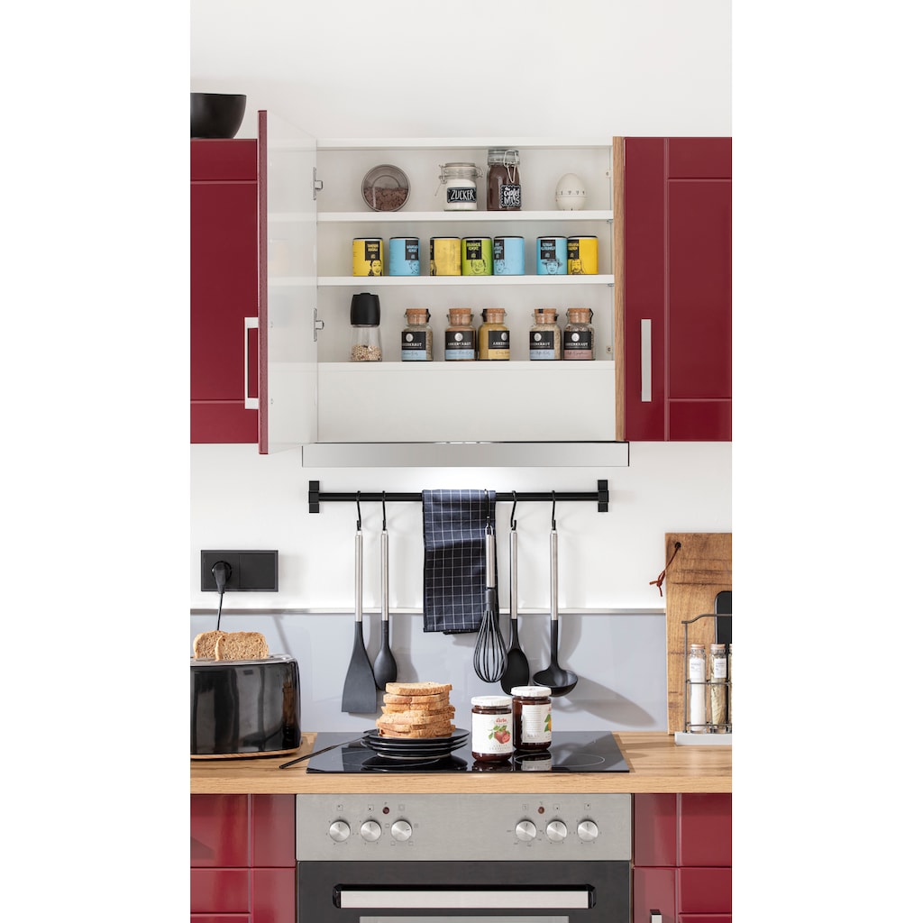 HELD MÖBEL Küchenzeile »Tinnum«, mit E-Geräten, Breite 180 cm