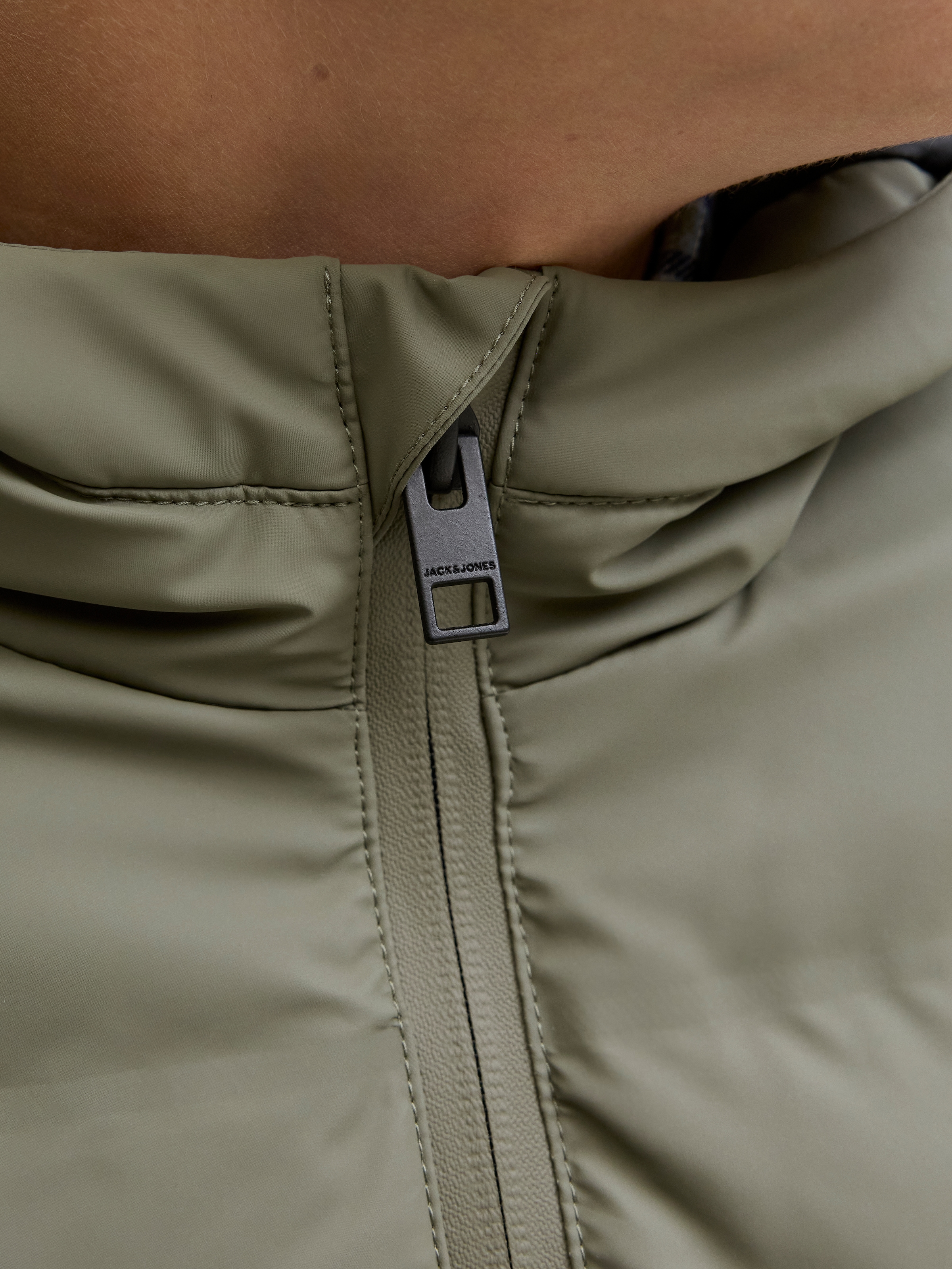Jack & Jones Junior Steppjacke »JJELEMENTS PU PUFFER JNR«, mit Kapuze