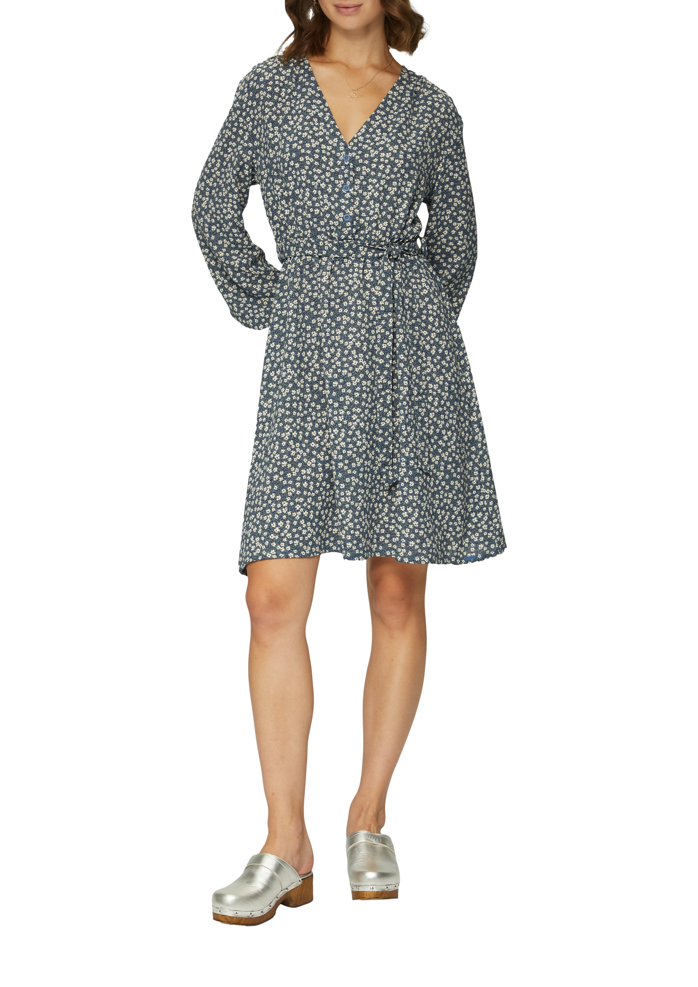 QS Sommerkleid, mit All-Over Print