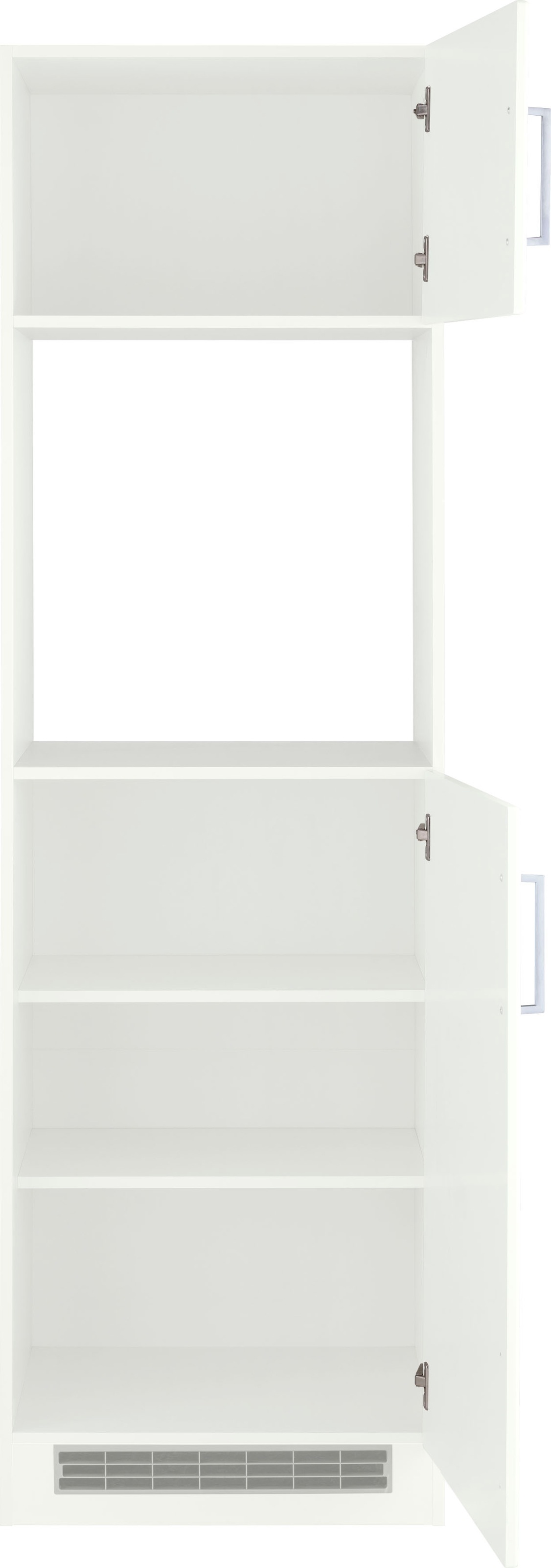 KOCHSTATION Backofenumbauschrank »KS-Stockholm« 60 cm breit, hochwertige MDF-Fronten mit Fräsung