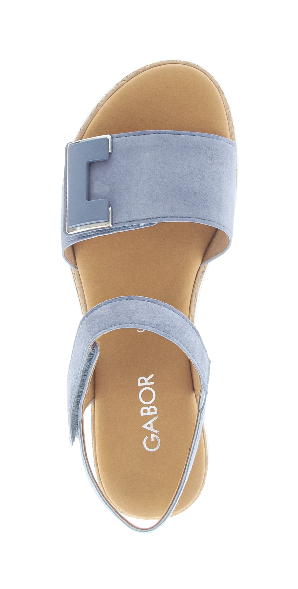 Gabor Keilsandalette »GENUA«  , Riemchensandale, Komfortschuh, Schmuckelement, G-Weite