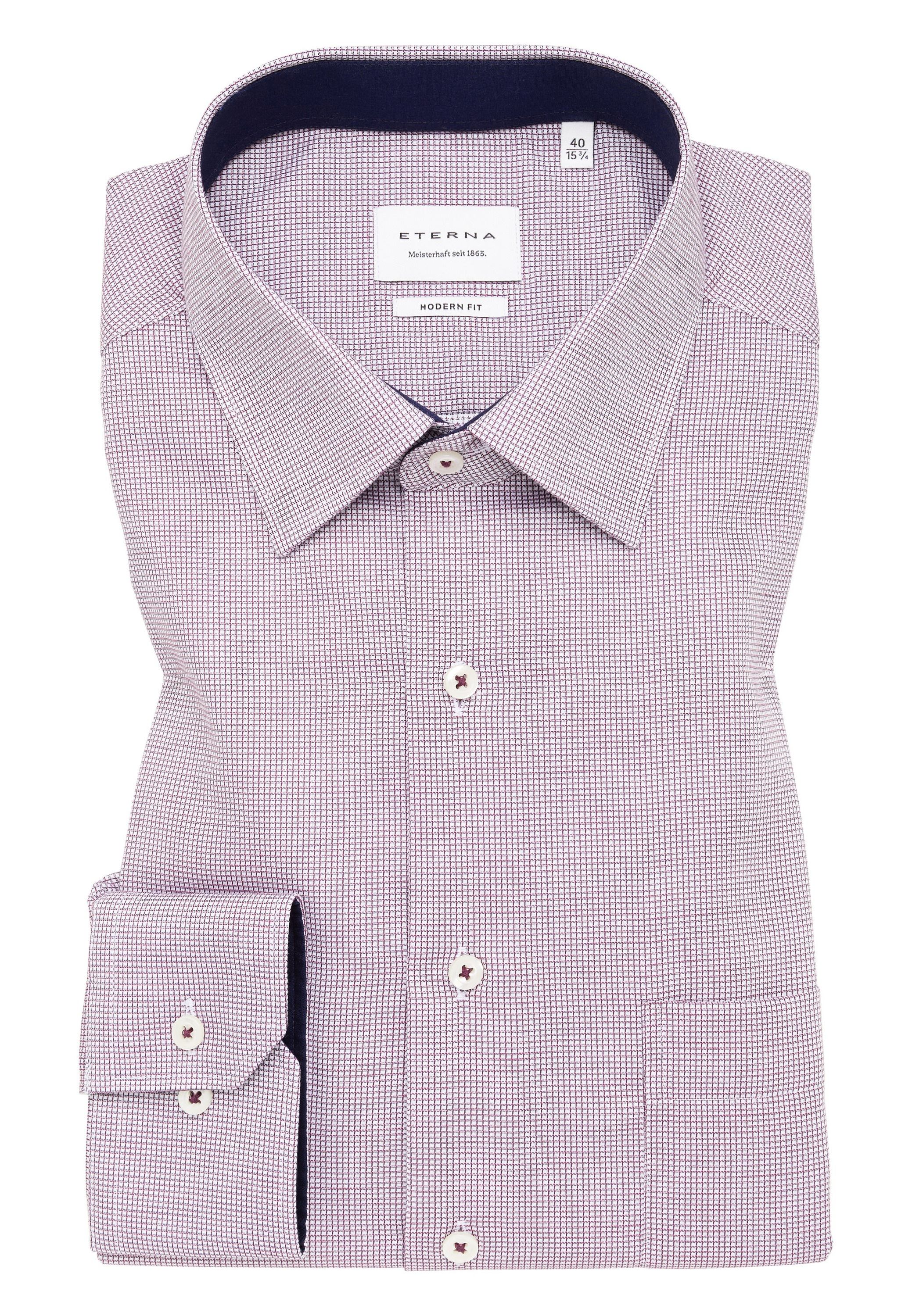 Eterna Langarmhemd »MODERN FIT«, NON IRON (bügelfrei)