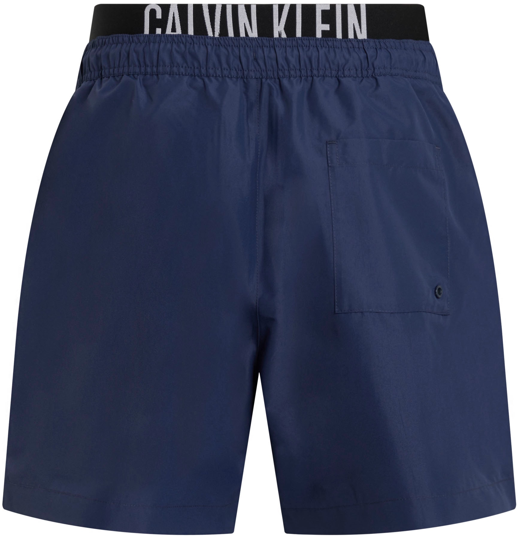 Calvin Klein Swimwear Badeshorts »MEDIUM DOUBLE WB«, mit doppeltem Bund