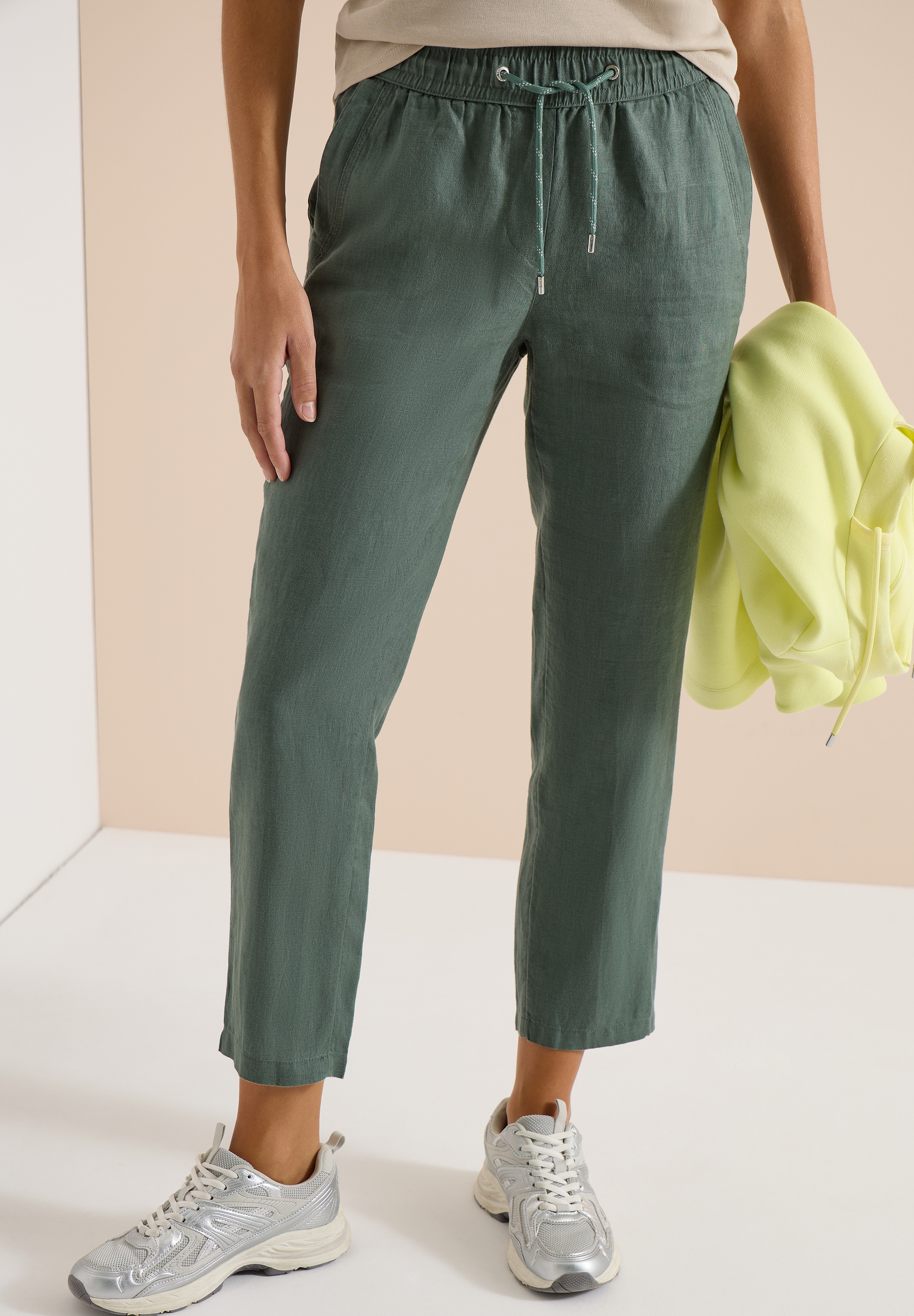 Cecil Stoffhose »Style Tracey«  im Casual Fit und aus Leinen