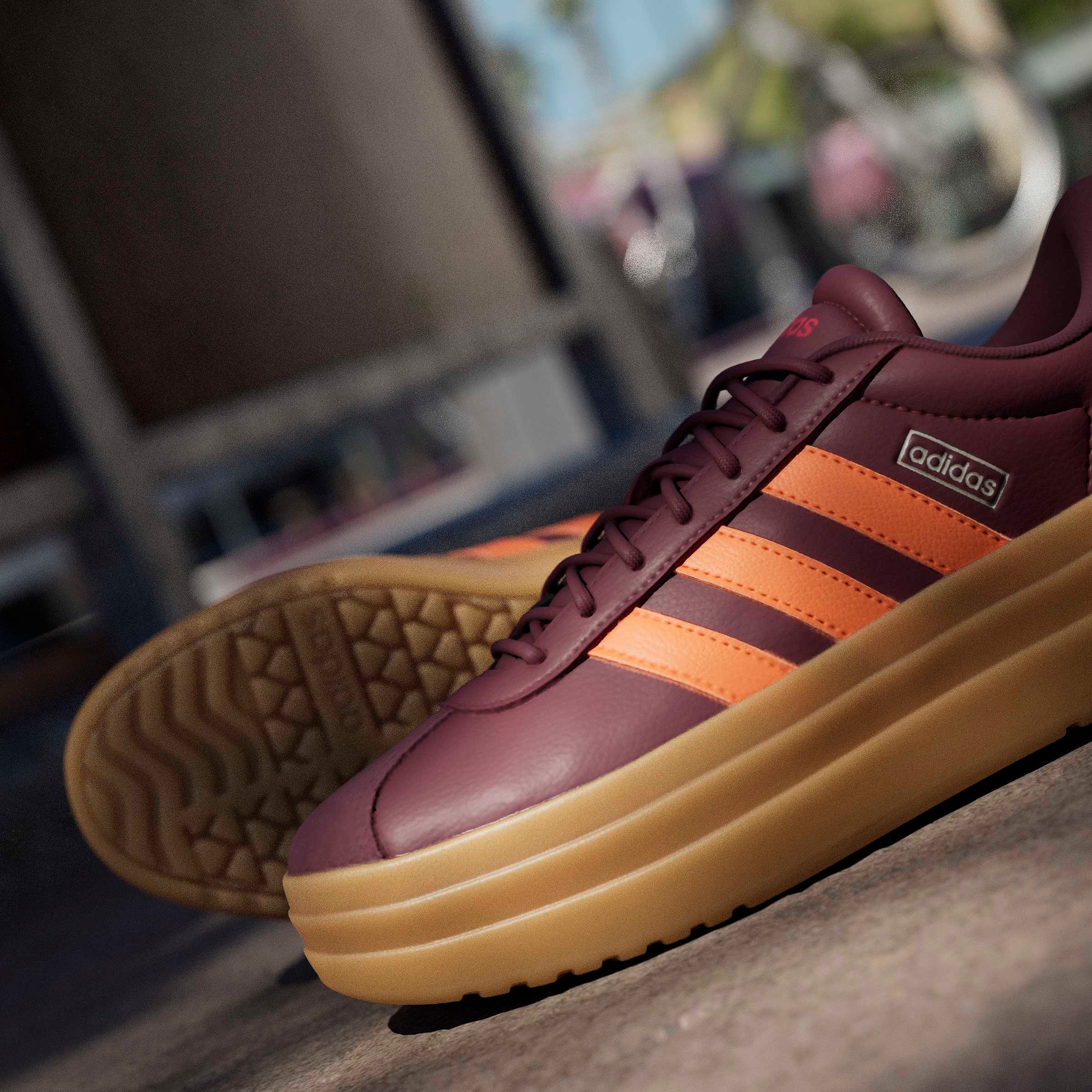adidas Sportswear Plateausneaker »VL COURT BOLD«  inspiriert vom Design des adidas gazelle bold