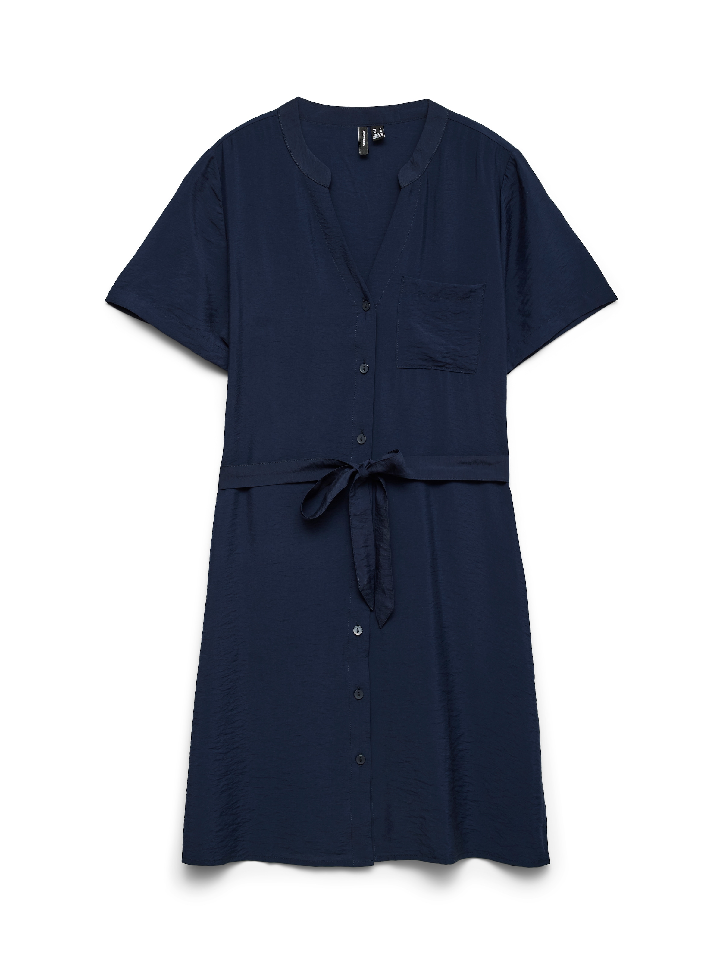 Vero Moda Minikleid »VMJOSIE SS SHORT DETAIL DRESS WVN GA« Brusttasche Viskosemischung, regular fit