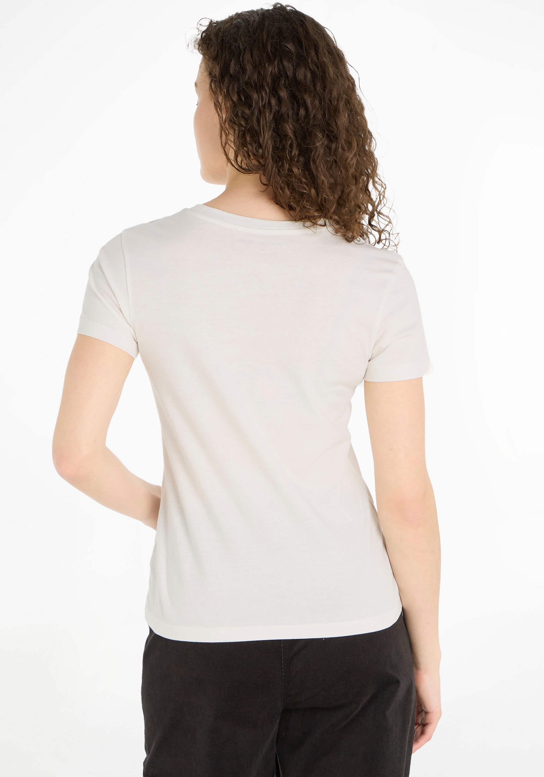 Calvin Klein Jeans Rundhalsshirt »2-PACK MONOLOGO SLIM TEE«, (Packung, 2 tlg.,  2er-Pack), mit Calvin Klein Jeans Logoprint auf der Brust online bei OTTO