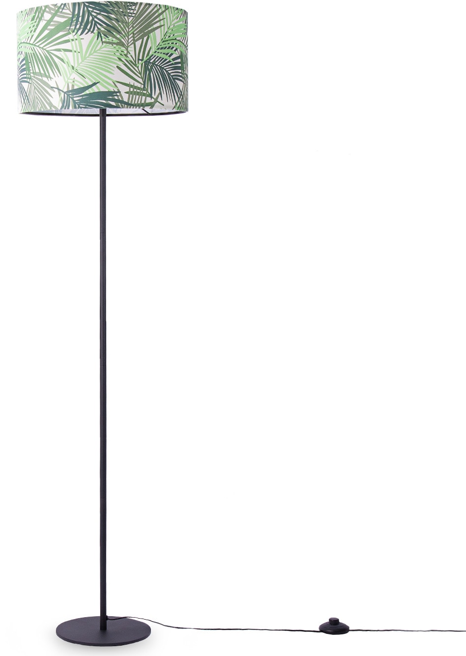 Paco Home Stehlampe »Ostende 534«, 1 flammig, Leuchtmittel E27 | ohne Leuchtmittel, Stehleuchte Kinderzimmer Lampe Leselampe Deko Wohnzimmer Palme