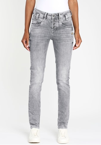 GANG Slim-fit-Jeans »CARLI«, mit offener Knopfleiste kaufen
