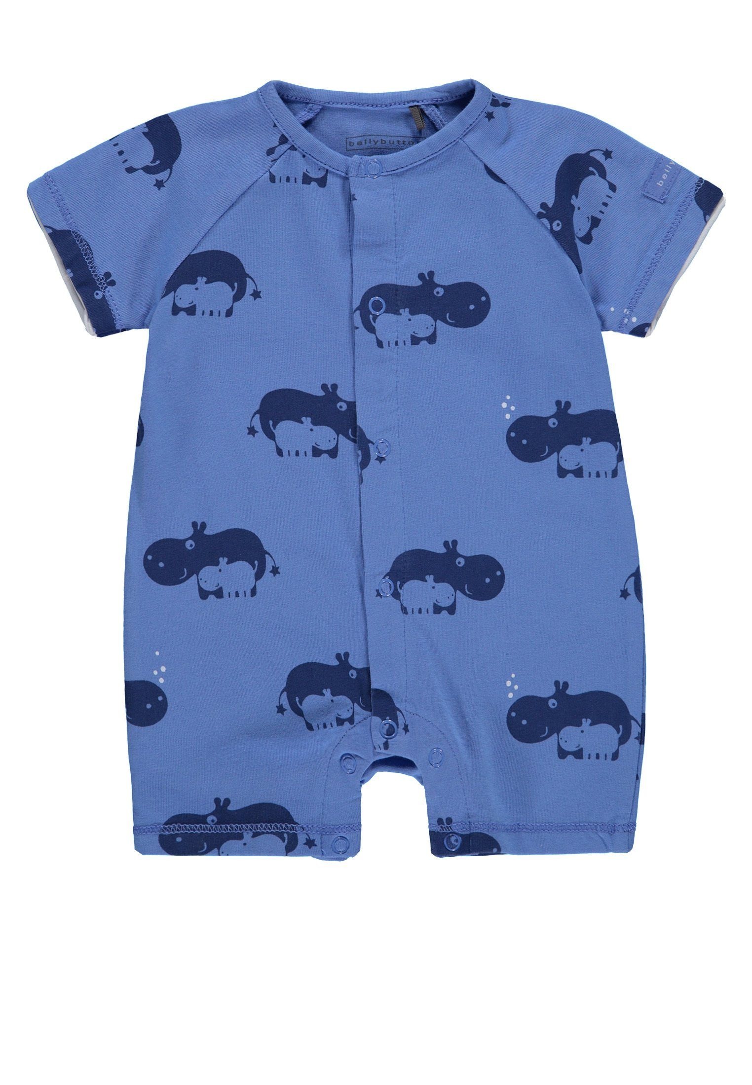 Bellybutton Overall kurz mit Hippos