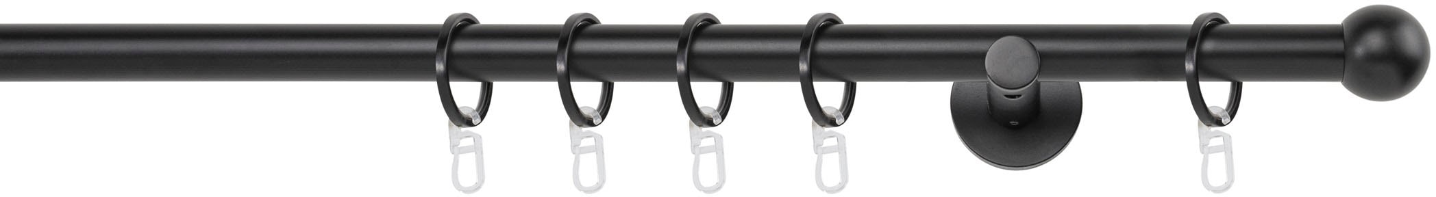 mydeco Gardinenstange »20mm Ball Wandträger 6,5 cm«, Fixmaß