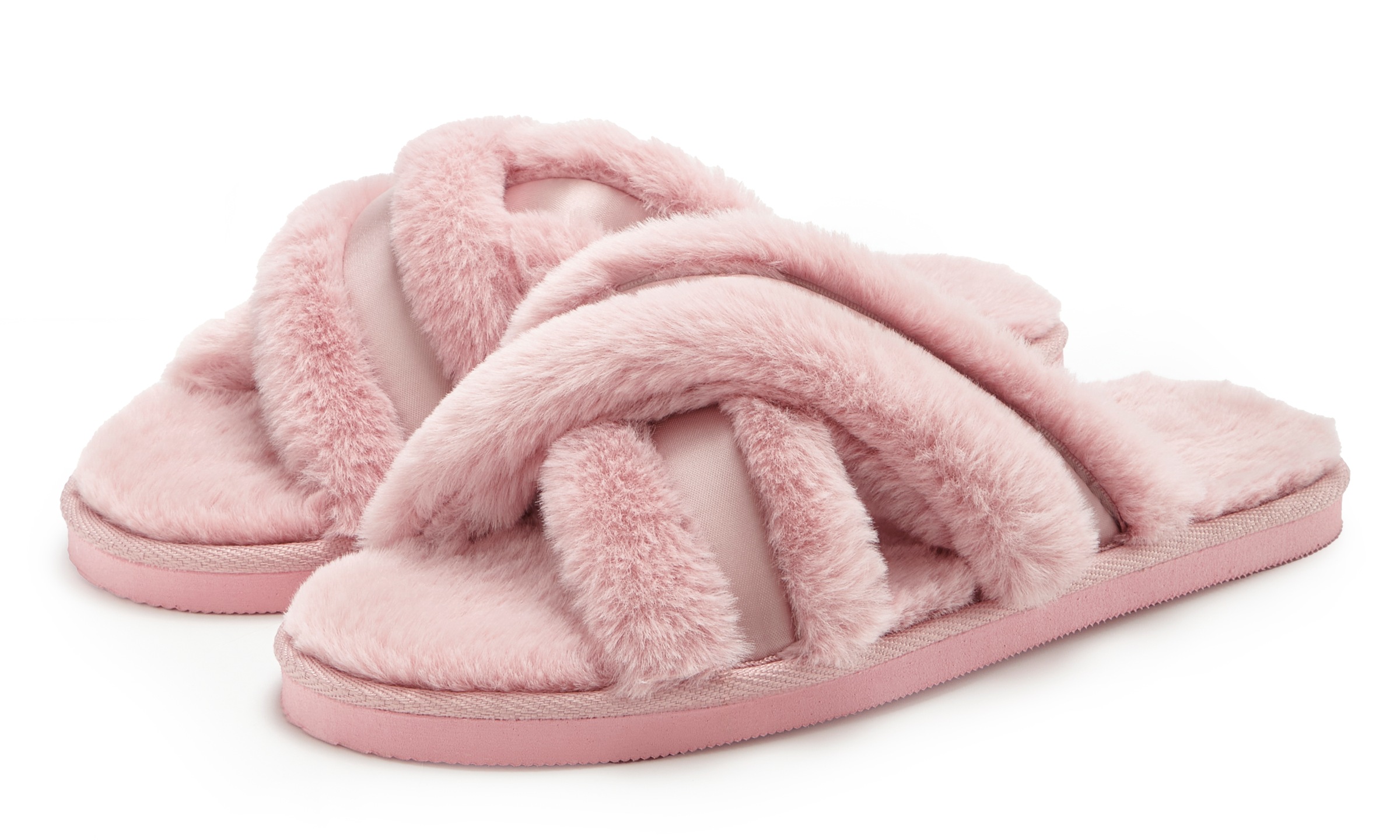 Vivance Damen Hausschuh »Pantolette in rosa, Größe 36