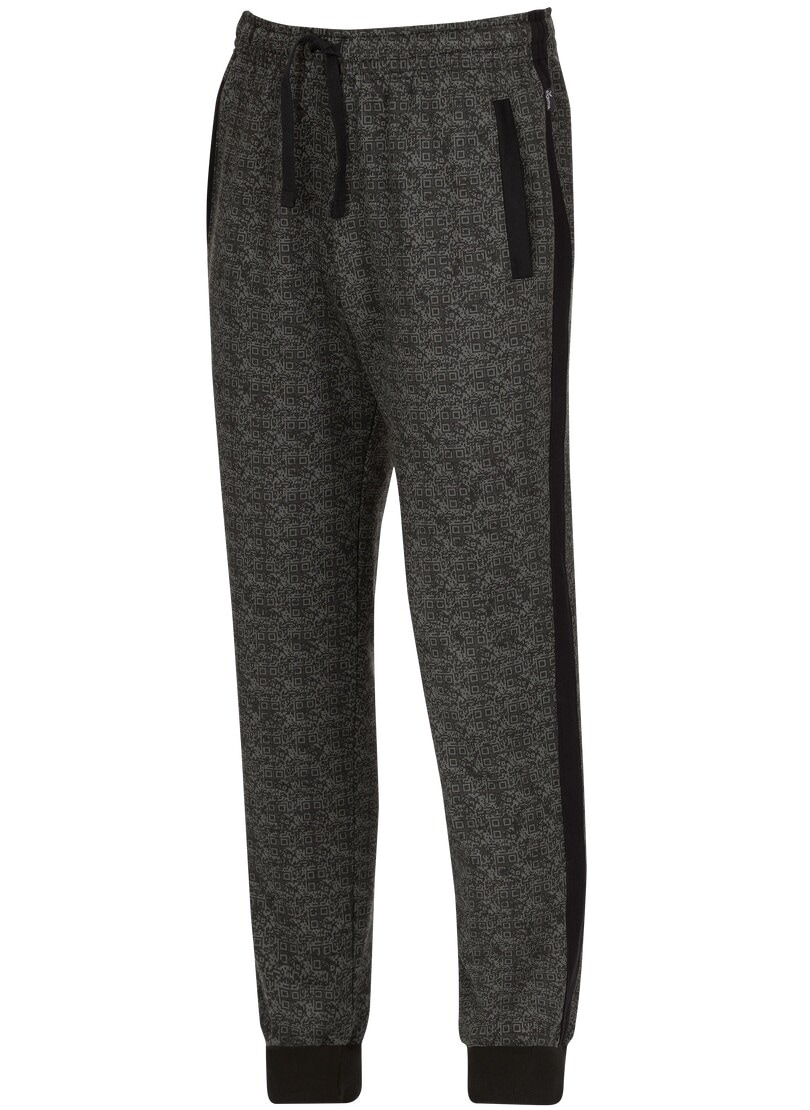 Trigema Jerseyhose »TRIGEMA Jogginghose mit QR-Code-Muster«, (1 tlg.)