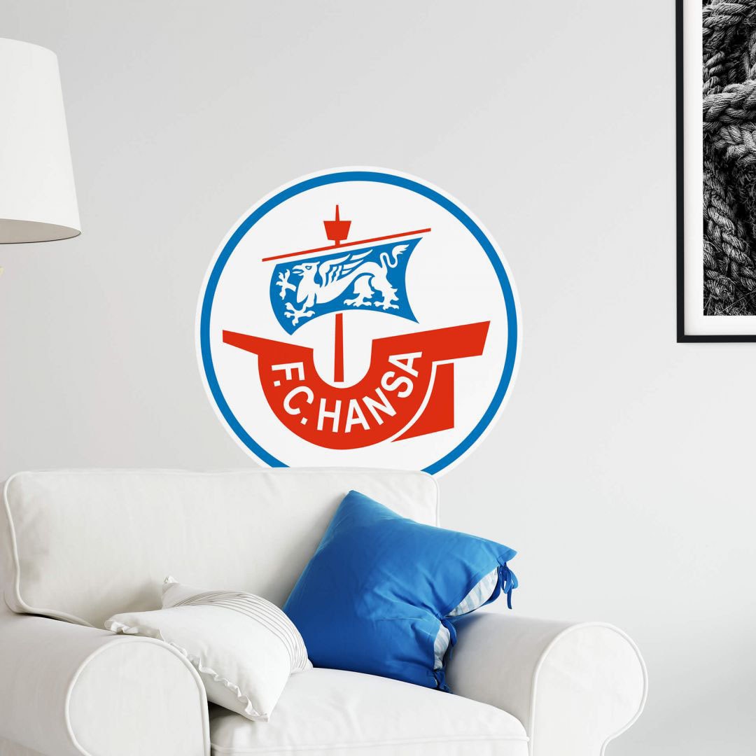 Wall-Art Wandtattoo »Fußball Hansa Rostock Logo«, (1 St.), selbstklebend, entfernbar