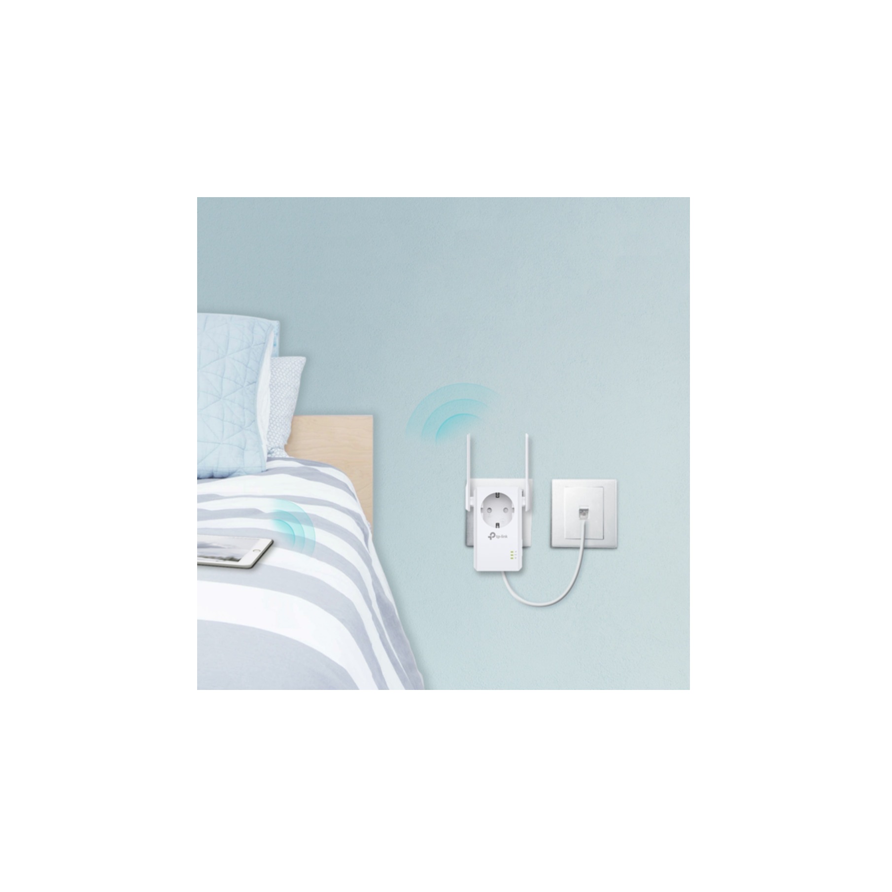 TP-Link Netzwerk-Adapter »300 Mbit/s-WLAN-Repeater mit integrierter Steckdose«