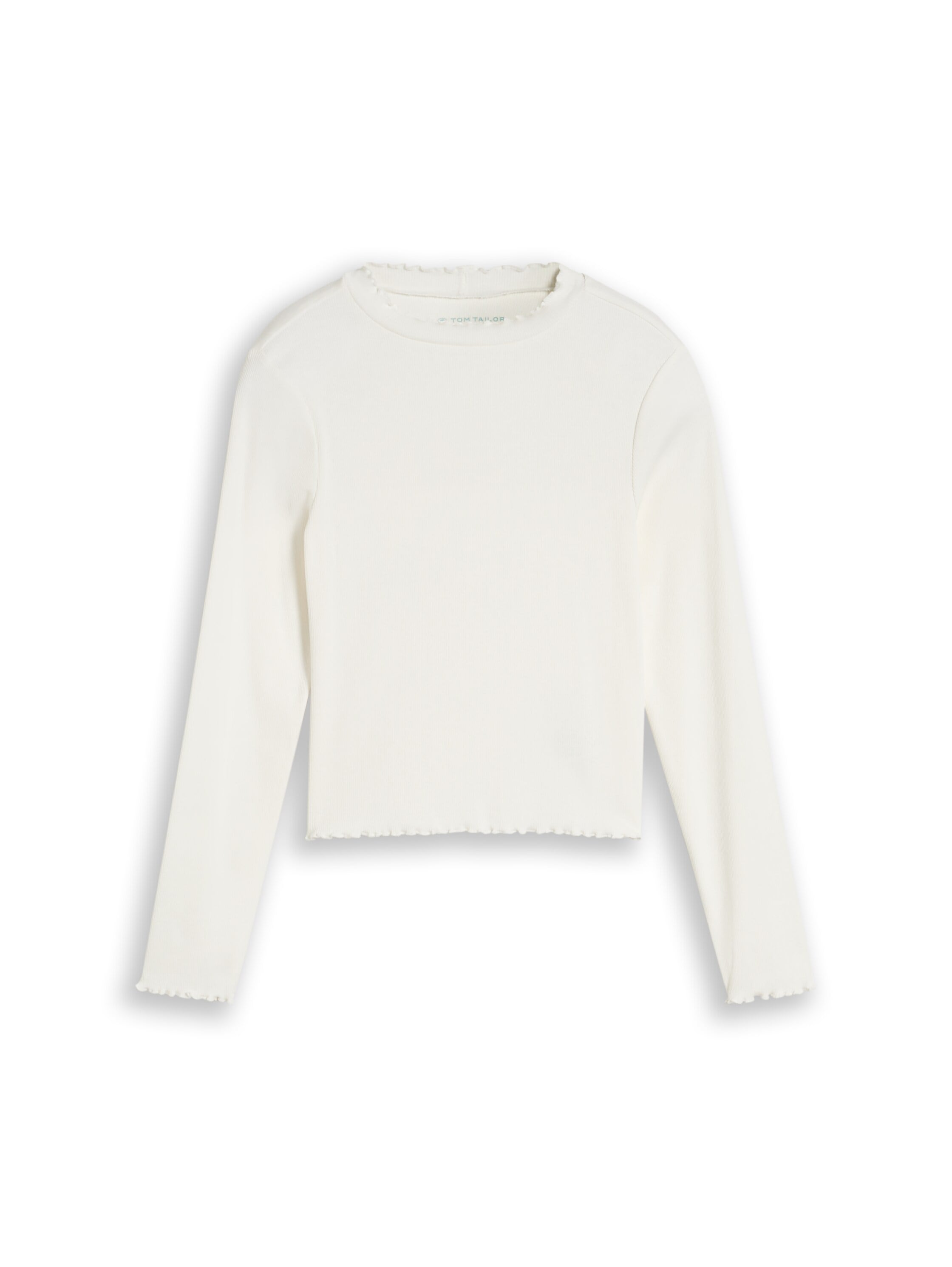 TOM TAILOR T-Shirt mit Rippstruktur