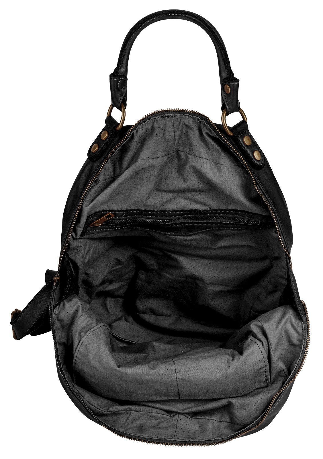 Samantha Look Cityrucksack, echt Leder, Made in Italy